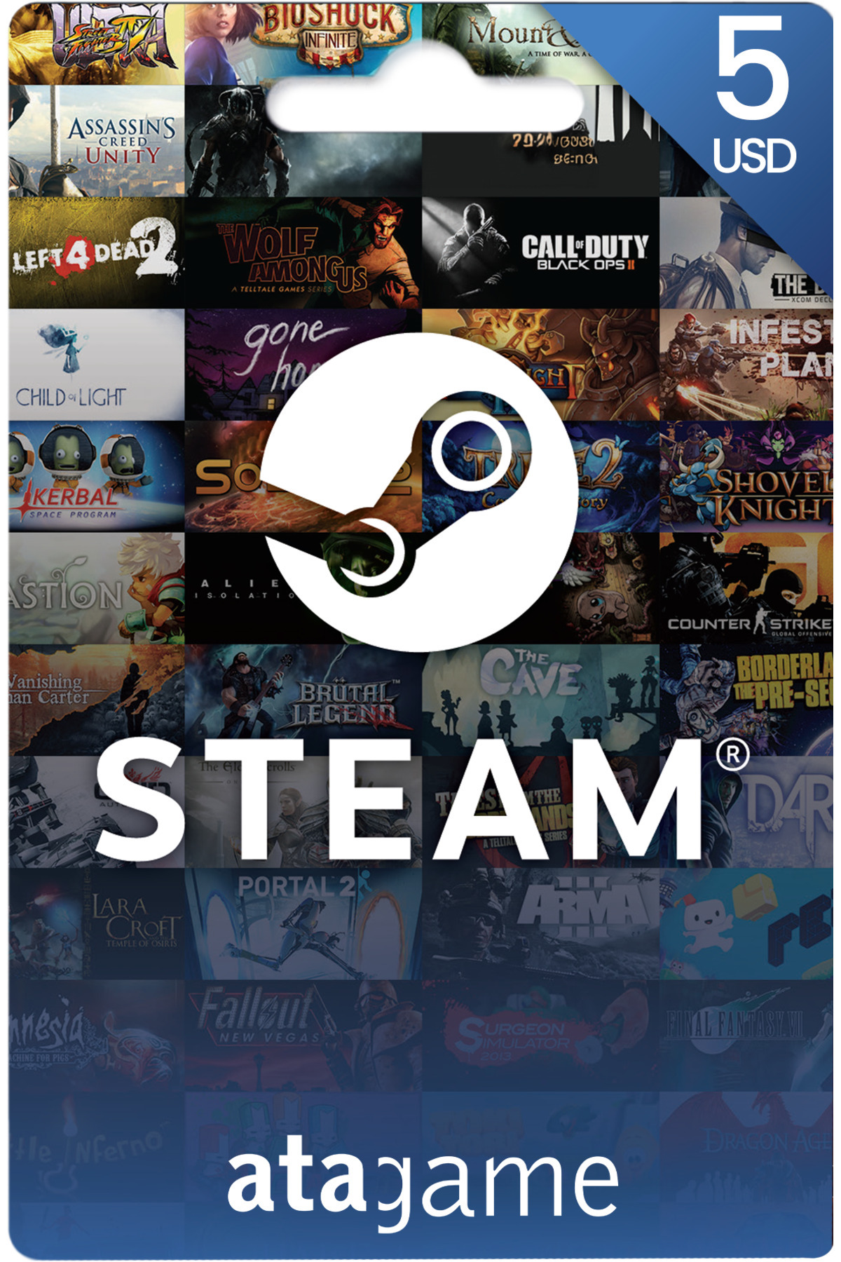 AtaGame Steam 5 USD Cüzdan Kodu