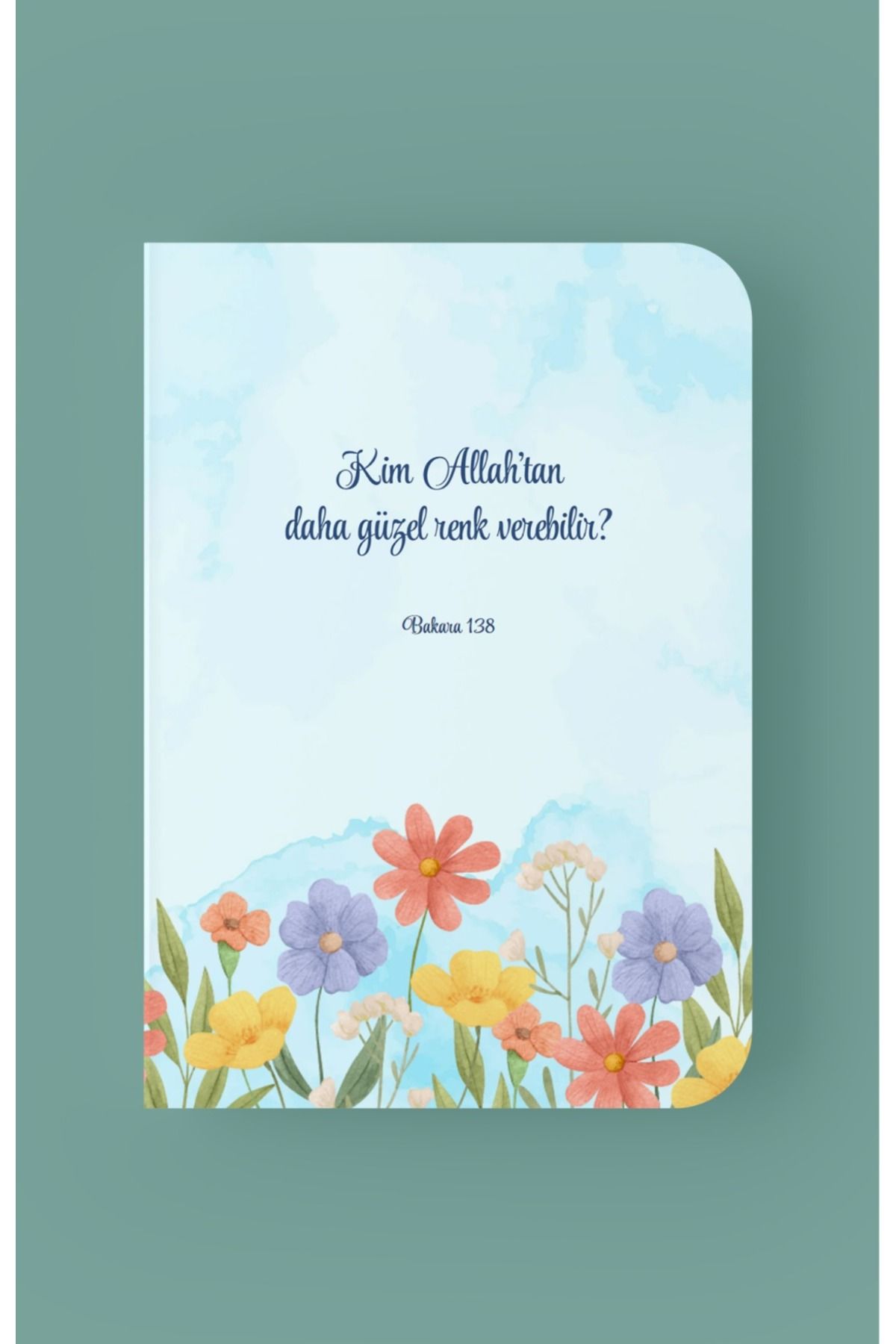 Dava Adamı Yayınları-It Can Give Color Better Than God - A5 Ruled Notebook 1