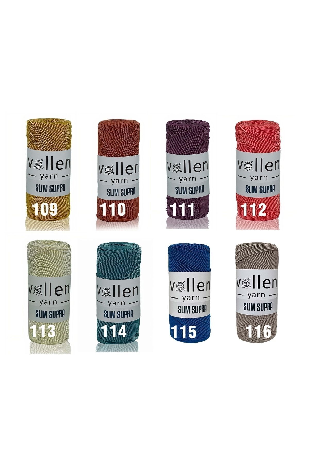 vollen yarn-Supla String Κερωμένο Σχοινί 3 τεμαχίων Slim Supla Runner String Bag String Wristband String 4