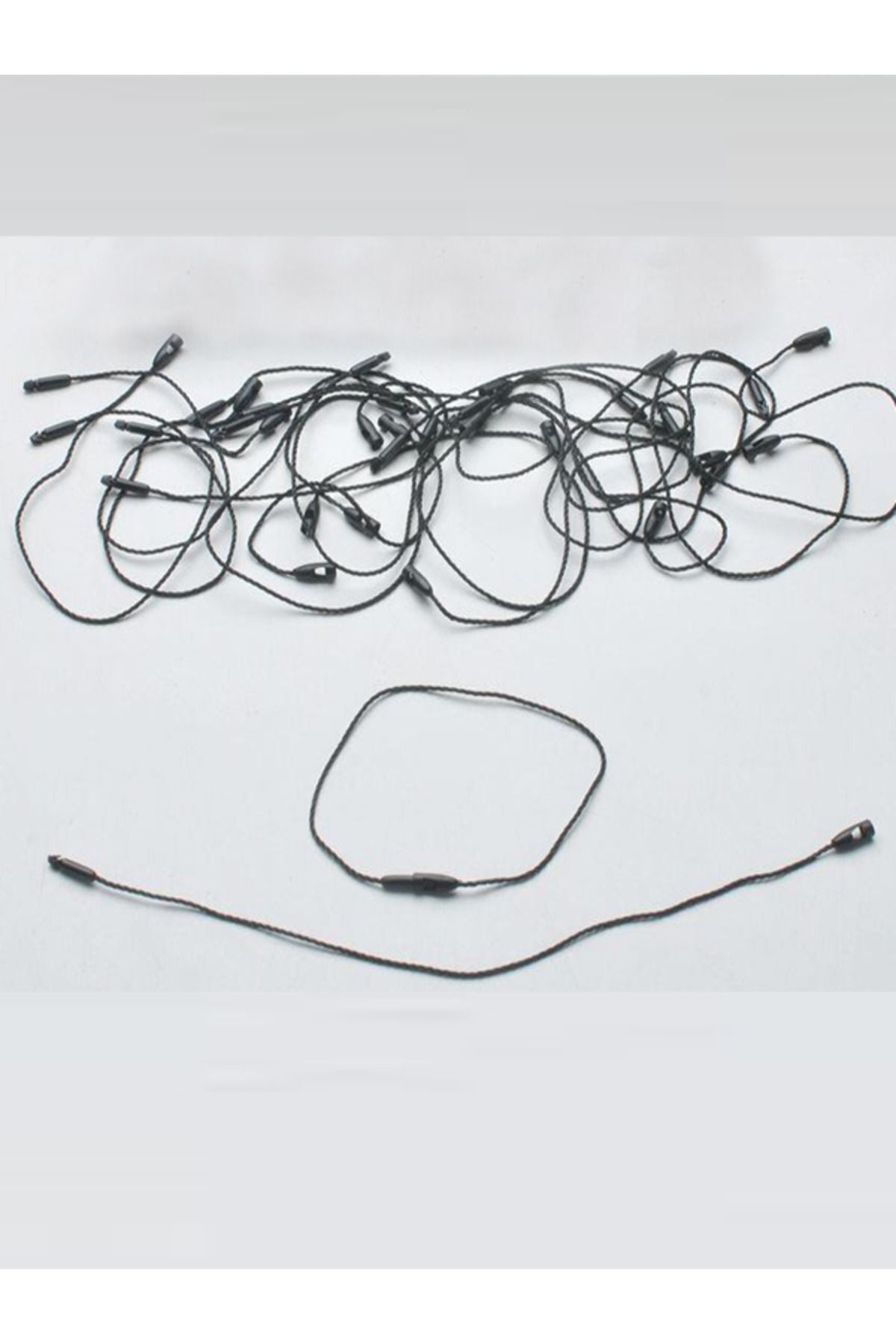 Netsan Etiket Füze Siyah Kilitli İp