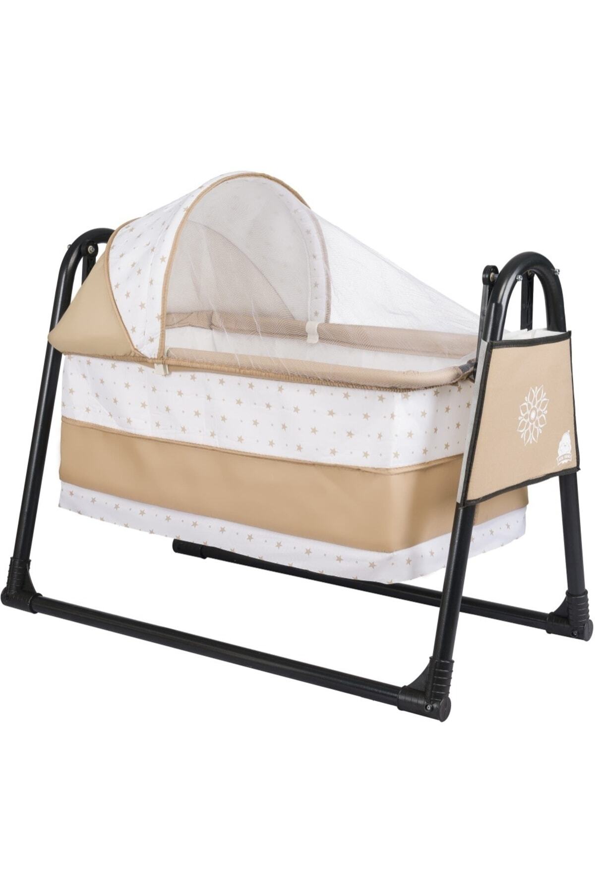 Özbay Btrend Black Cep Hediyeli Sallanır Sepet Beşik Portatif Bebek Beşiği Hamak