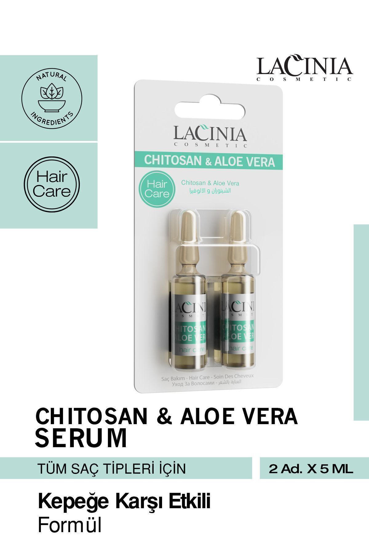 سرم مو کیتوزان و آلوئه ورا برای مراقبت از مو مناسب است Lacinia