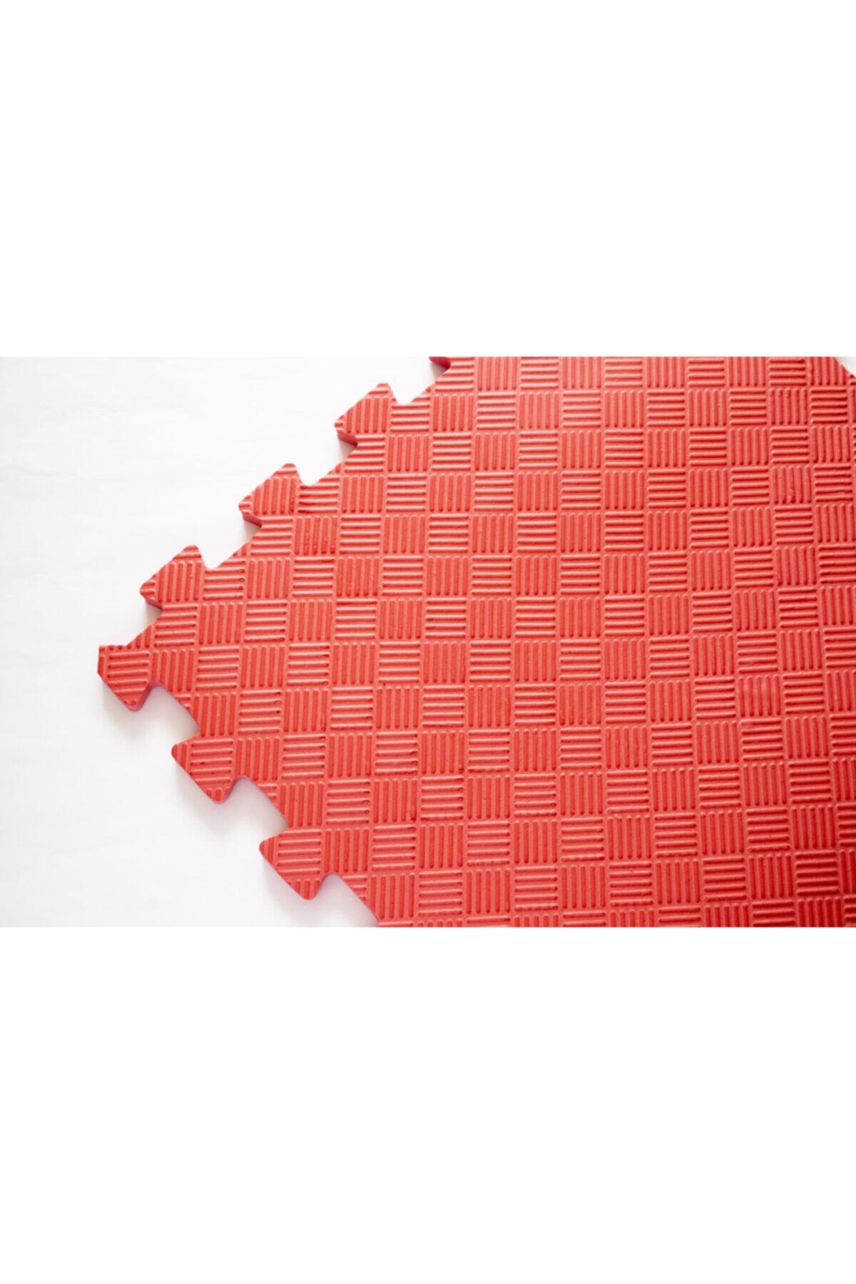 Bermody 13 Mm Kalınlık 50cm X 50cm Eva Spor Matı Kırmızı Tatami fotoğrafı 2 (önizleme)