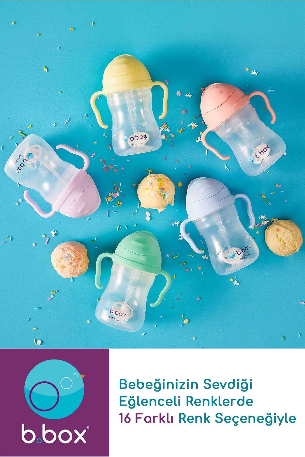 Bbox-Dark Blue 240 ml 6 Months Click Lock and Sippy Cup with Straw - 1 Piece 5