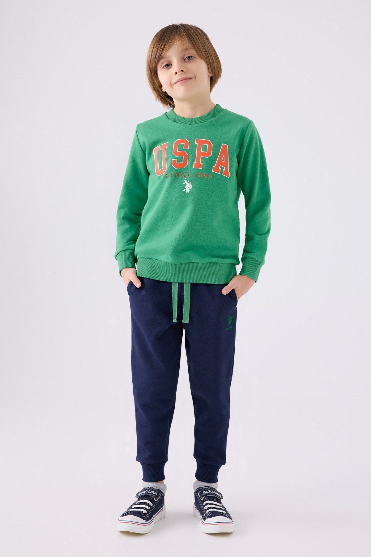 پسر 4-15 ساله دارای مجوز دایره تیم پولو اسن ایالات متحده U.S. Polo Assn.