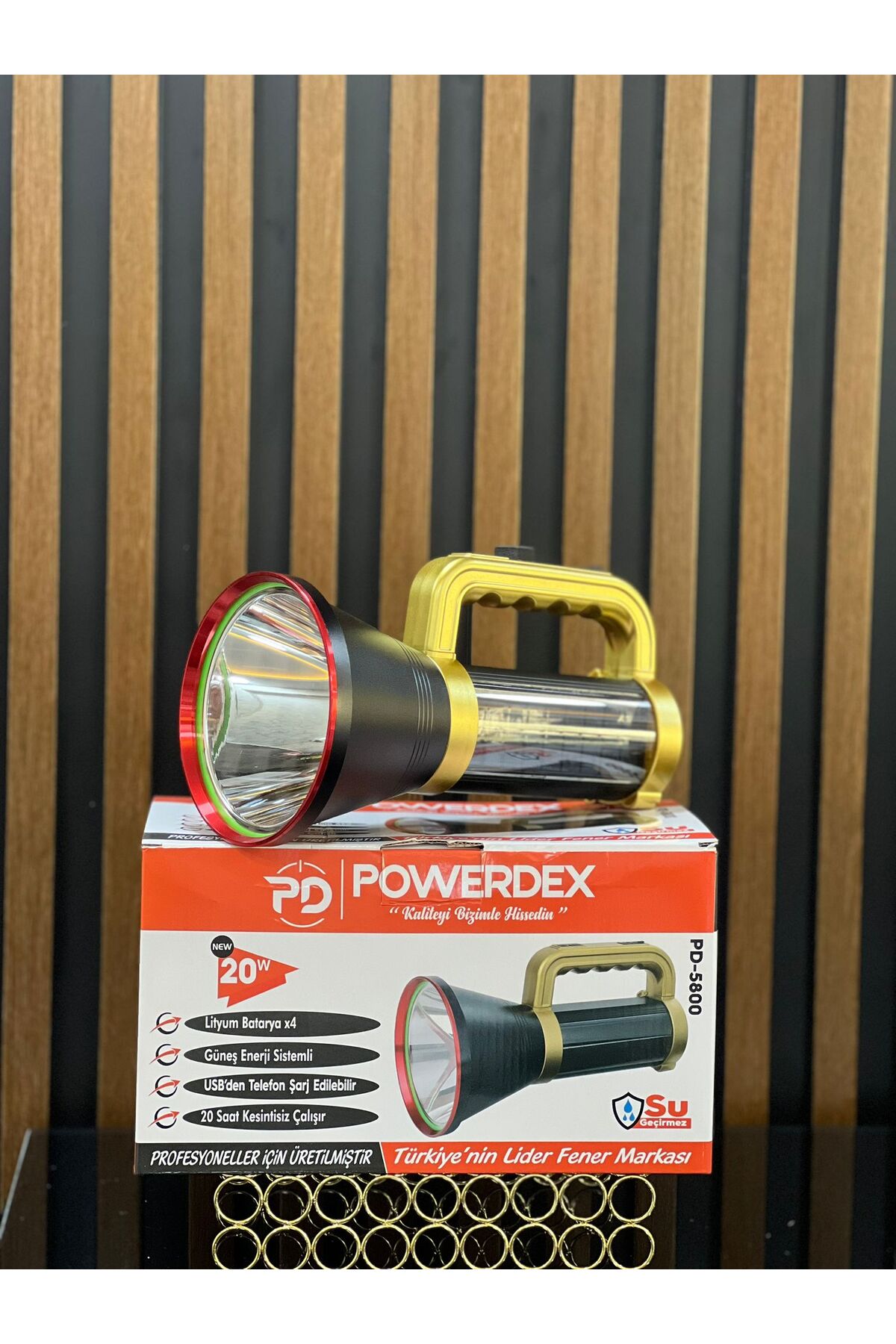 powerdex PD-5800 | 20W Güneş Enerjili Şarjlı Fener - Fiyatı, Yorumları
