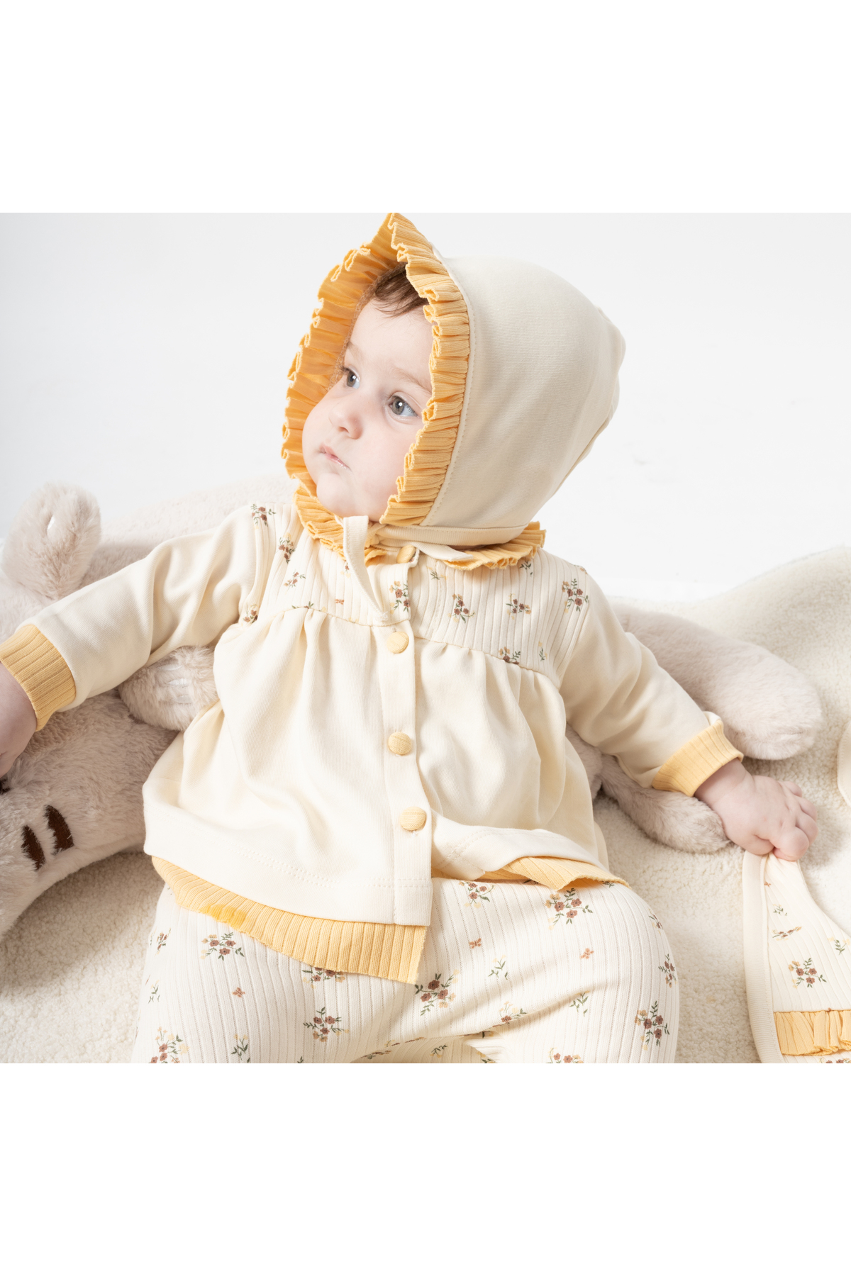 yukobaby bebeğiniz için en doğalı KIZ BEBEK ÇITIR ÇİÇEKLİ 5 'Lİ YENİDOĞAN HASTANE ÇIKIŞI ZIBIN SETİ YK7068MZ fotoğrafı 3 (önizleme)