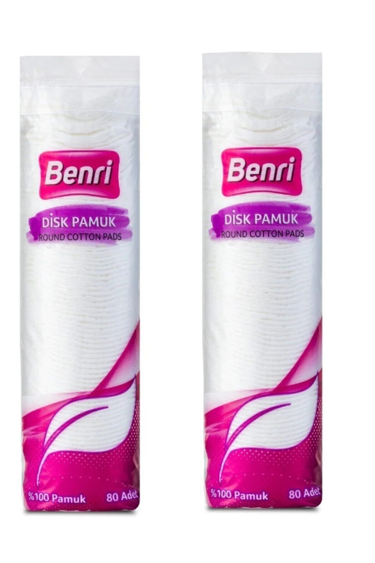 دیسک پاک کننده آرایش پنبه 80 عدد. Benri