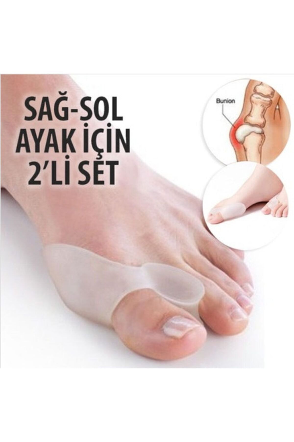 Ayak Bunyon Kemik Koruyucu Makaralı Parmak Yastık 5