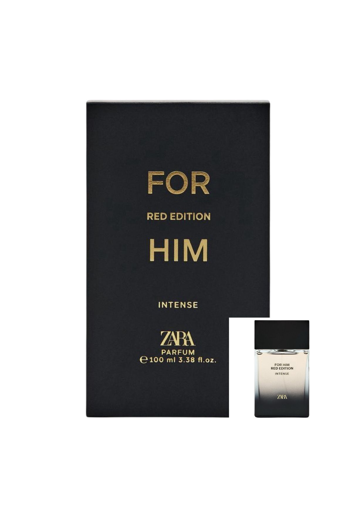 Zara-Intense Men's Perfume - for Him Red Edition, 100 ml Edp 1