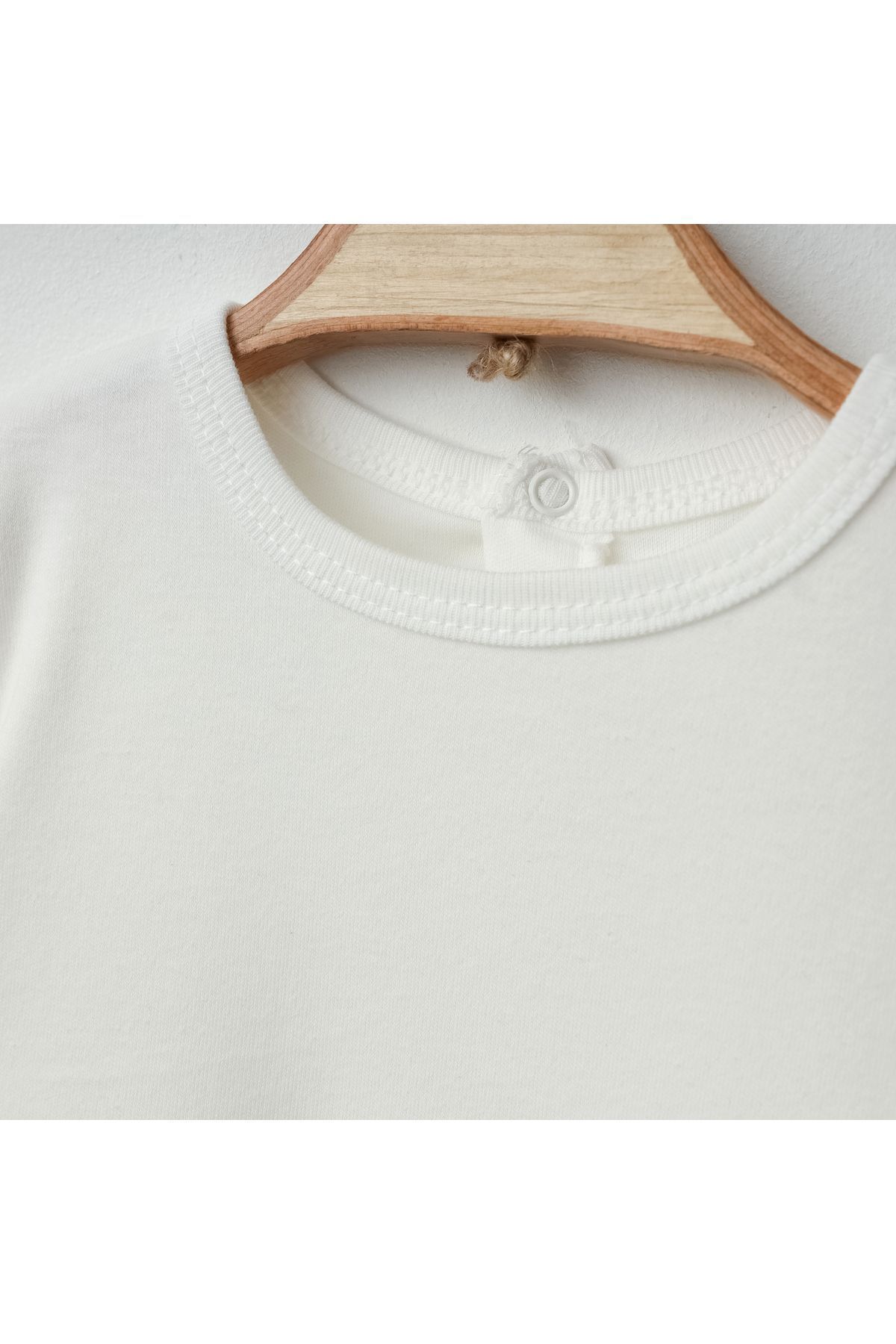 Minimus Yenidoğan Kız Bebek Mevlüt Takımı Pamuklu Özel Gün Kıyafeti Bebek Doğum Hediyesi Hastane Çıkışı Ekru fotoğrafı 3 (önizleme)