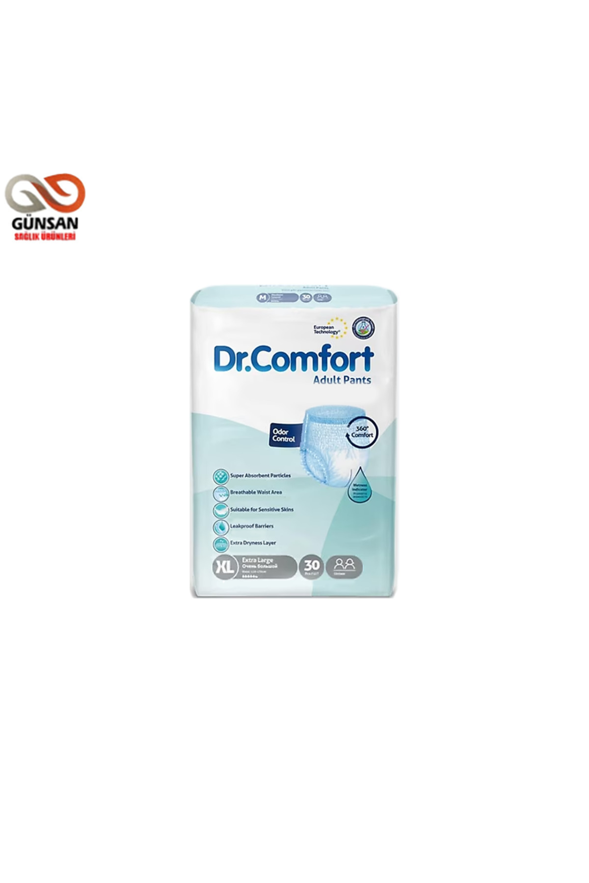 Dr. Comfort Emici Külot Hasta Bezi Ekstra Büyük (XL) 30 Adet
