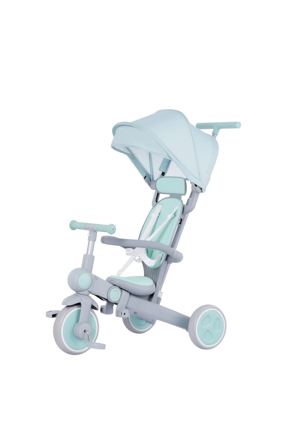 Flashy baby Bebelux Katlanabilir Ve Denge Bisikleti Özeliğine Sahip Üç Tekerlekli Bebek Ve Çocuk Bisikleti