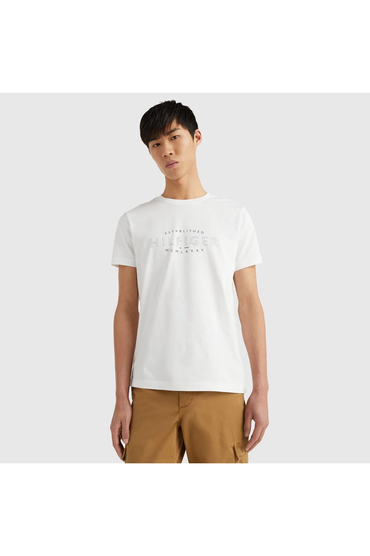 تامی هیلفیگر تی شرت MANLOGO SLIM FIT