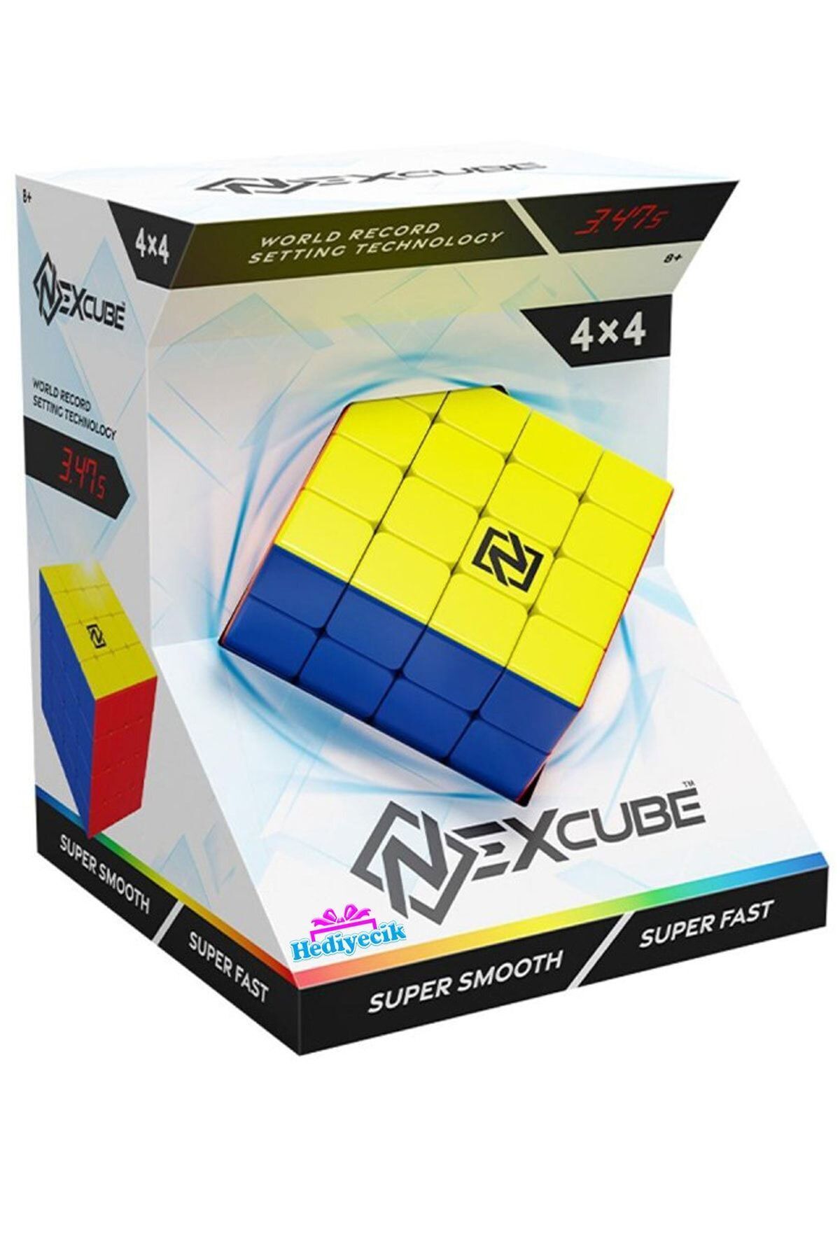 hediyecik-Nexcube Moyu 4x4 - Intelligence and Intelligence Cube Cubic Speed Cube 3