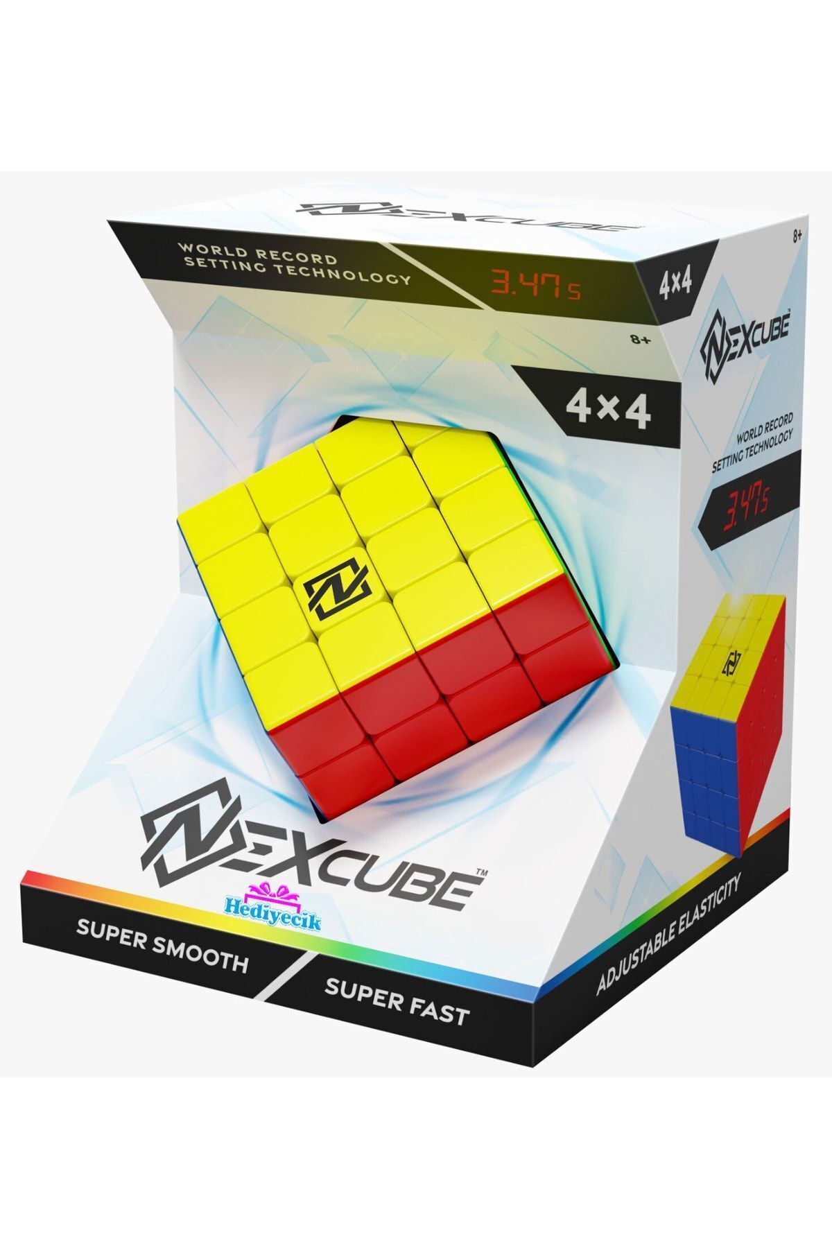 hediyecik-Nexcube Moyu 4x4 - Intelligence and Intelligence Cube Cubic Speed Cube 4