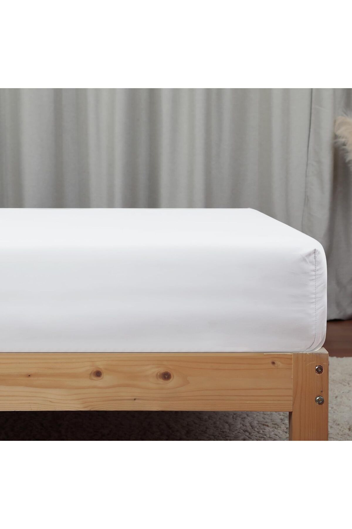 Skyrose-Plain Satin Fitted Sheet Set, Hotel and Home Textile, with 3 different Size Options, Dowry Box, Soft 2