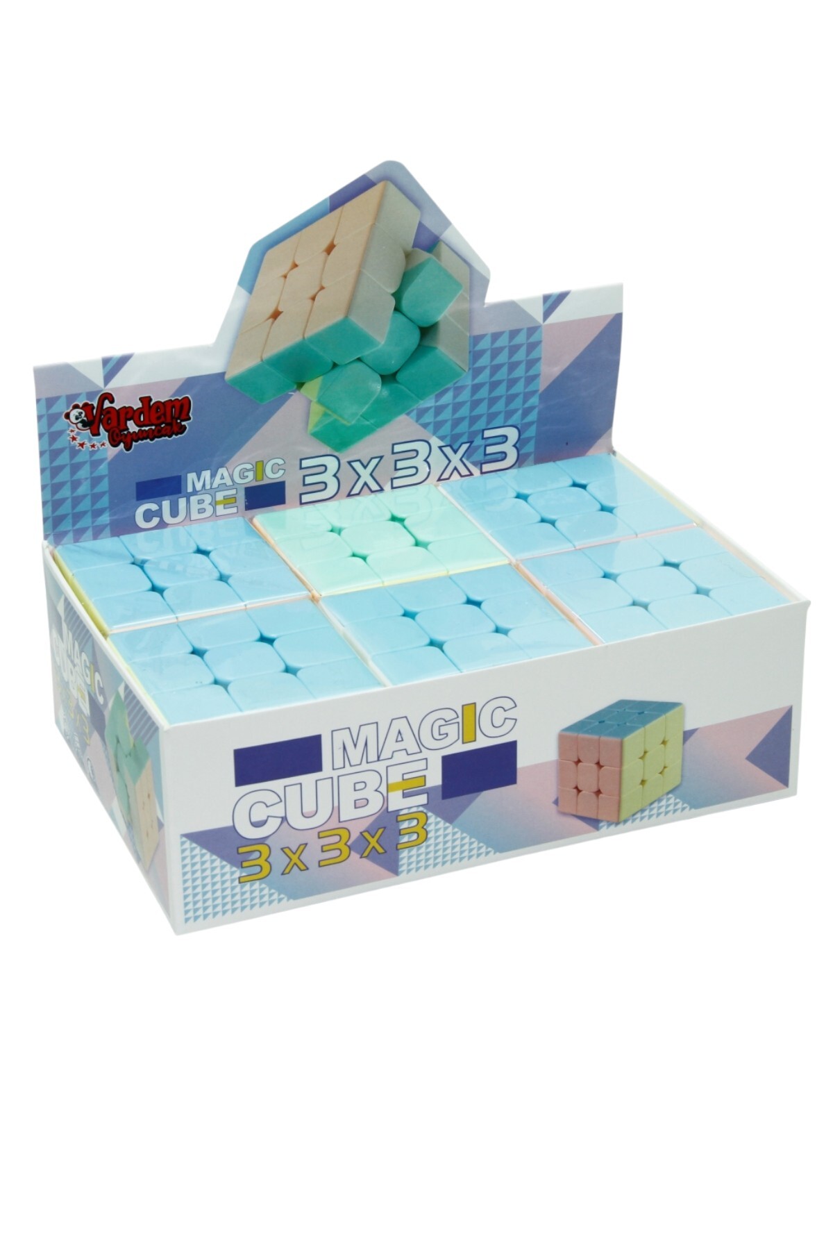 کیوب جادویی پاستل کالر ۳×۳×۳