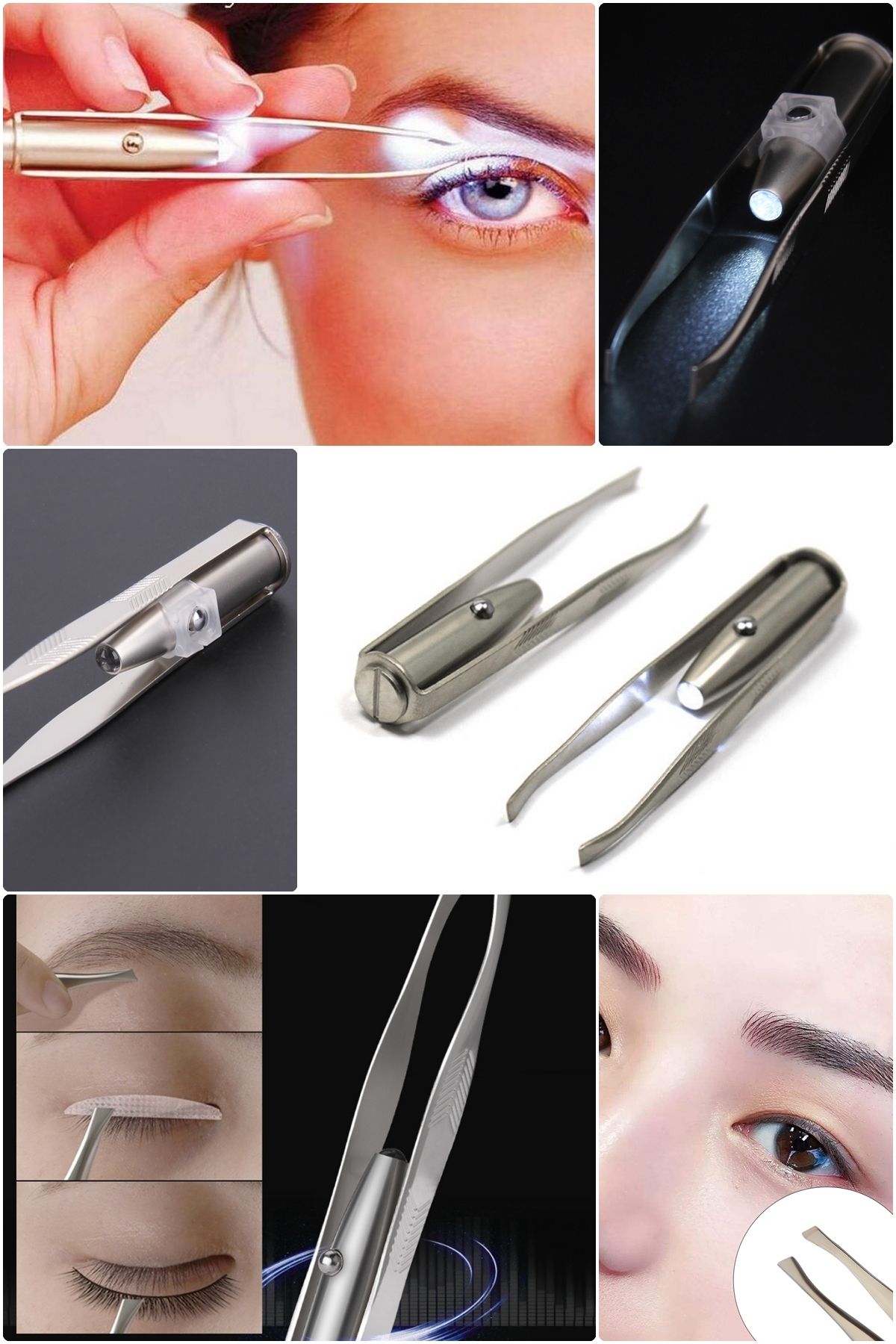 MUHEN-Led Lighting - Lighted Tweezers Best Results with Ergonomic Design That Ease Bristle 7