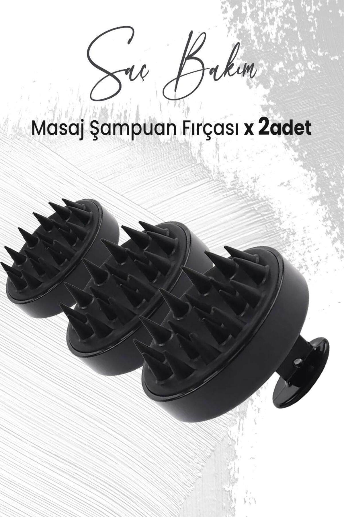 شامپو ماساژ سیلیکونی نرم برس مشکی Düvenci Toptan