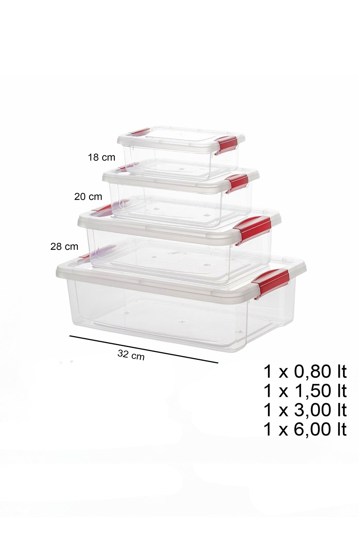 HOMİNG-Homing Multi-Purpose Deep Freezer and Refrigerator Storage Container 241619 3