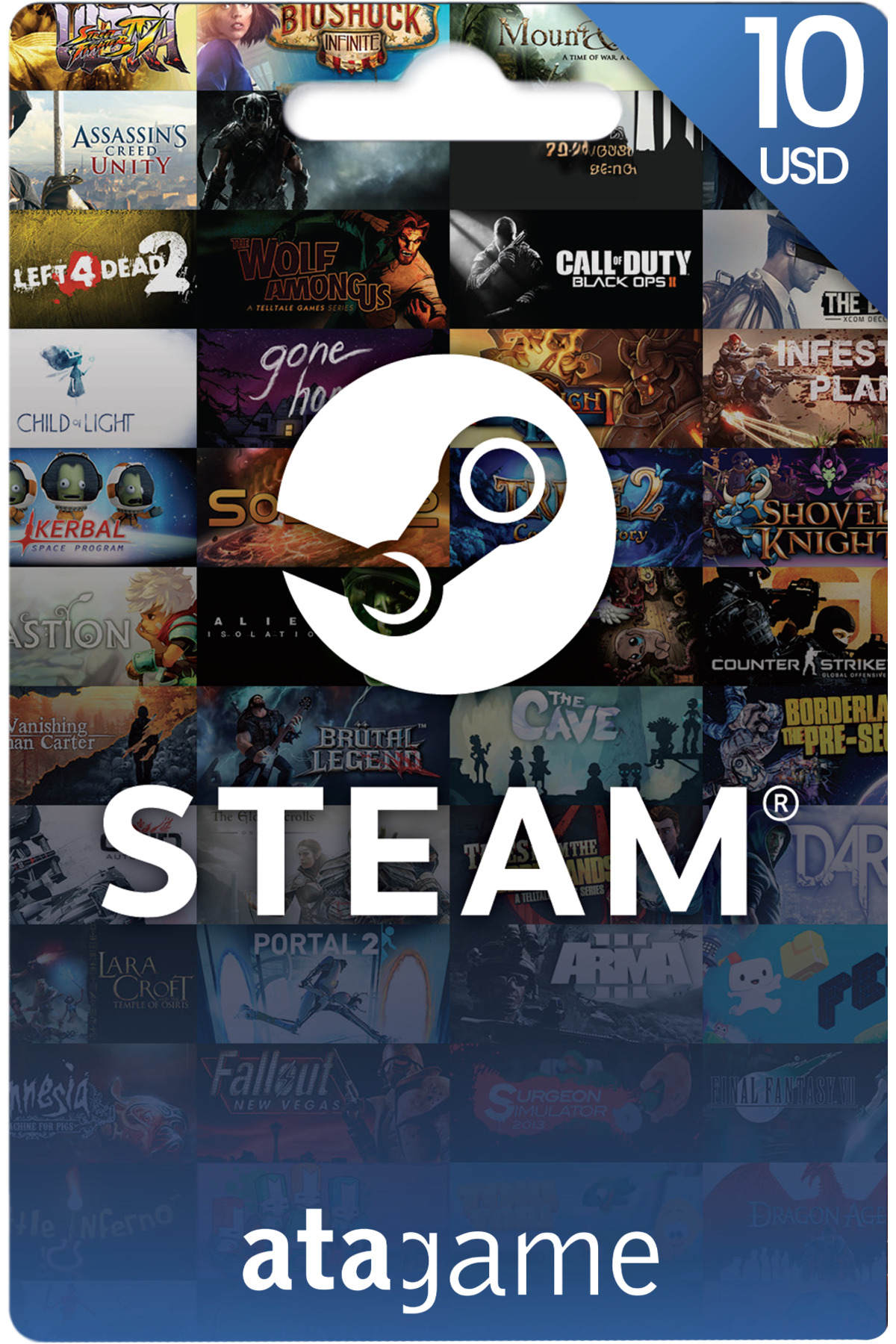 AtaGame Steam 10 USD Cüzdan Kodu