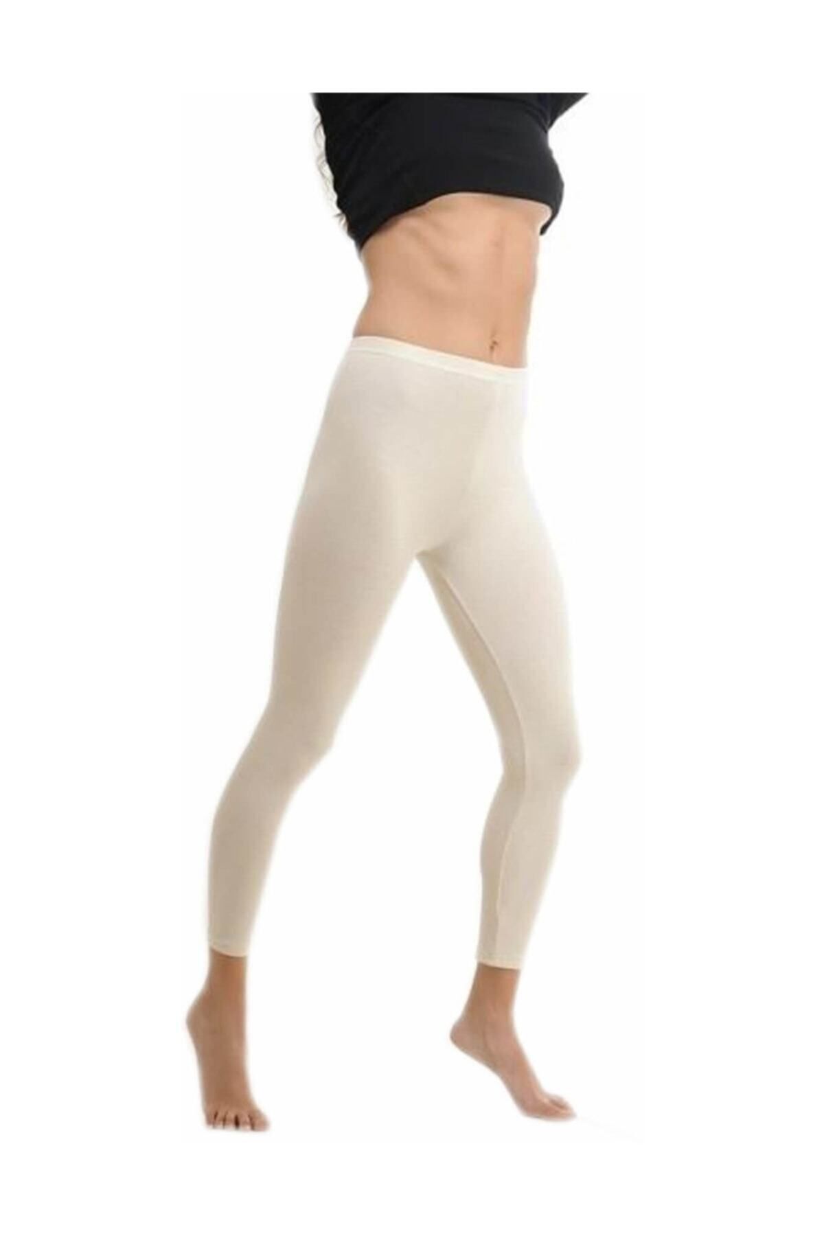 Hasyün 4010-colanți Lungi Din Lycra Din Lână Crem Pentru Femei Elf568hasuzntytccm Femeie - XL