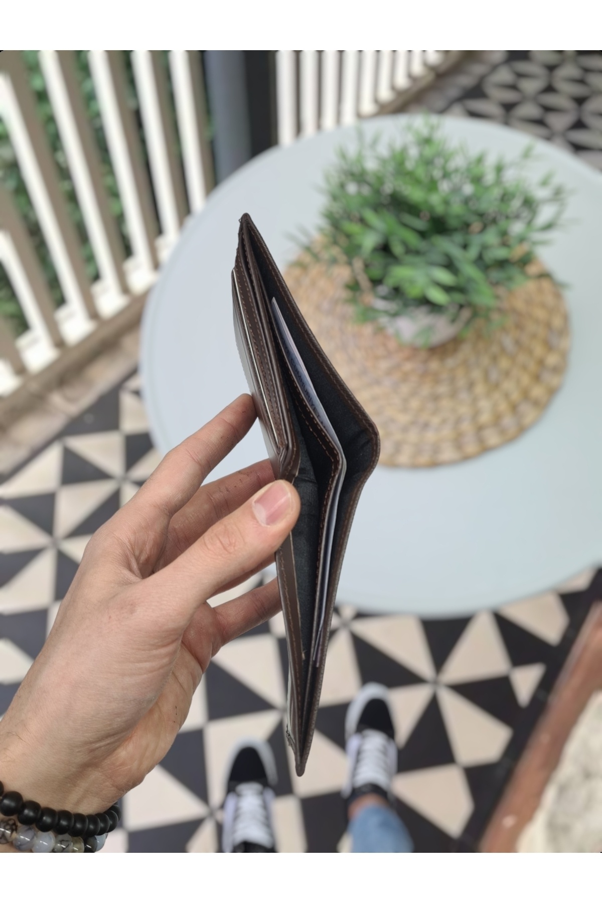 کیف پول مردانه قهوه ای VİSSO | 1272 KAHVERENGİ prd اورجینال - تصویر 3