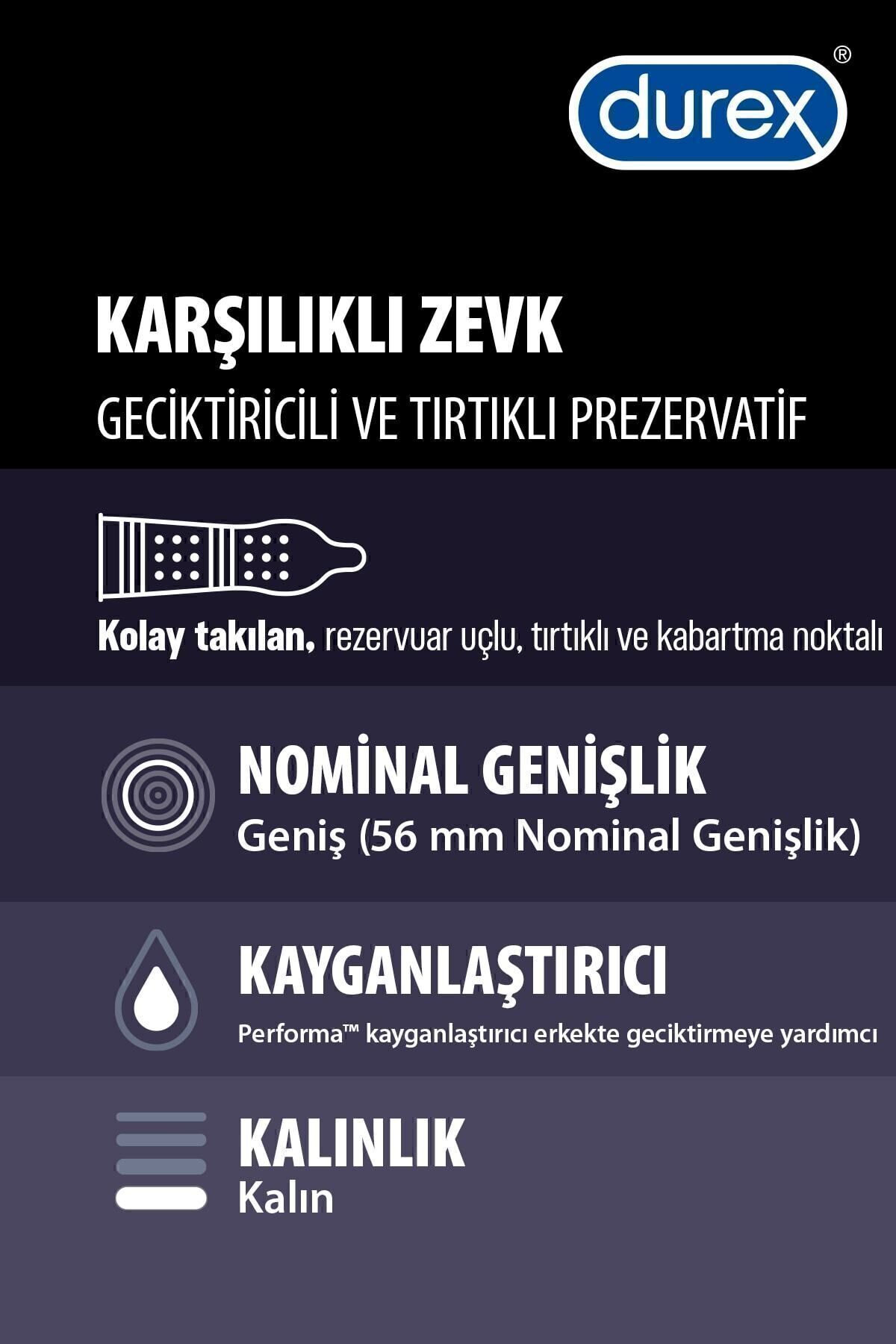Karşılıklı Zevk li Prezervatif 20'li ve Extreme Jel 50 Ml 2