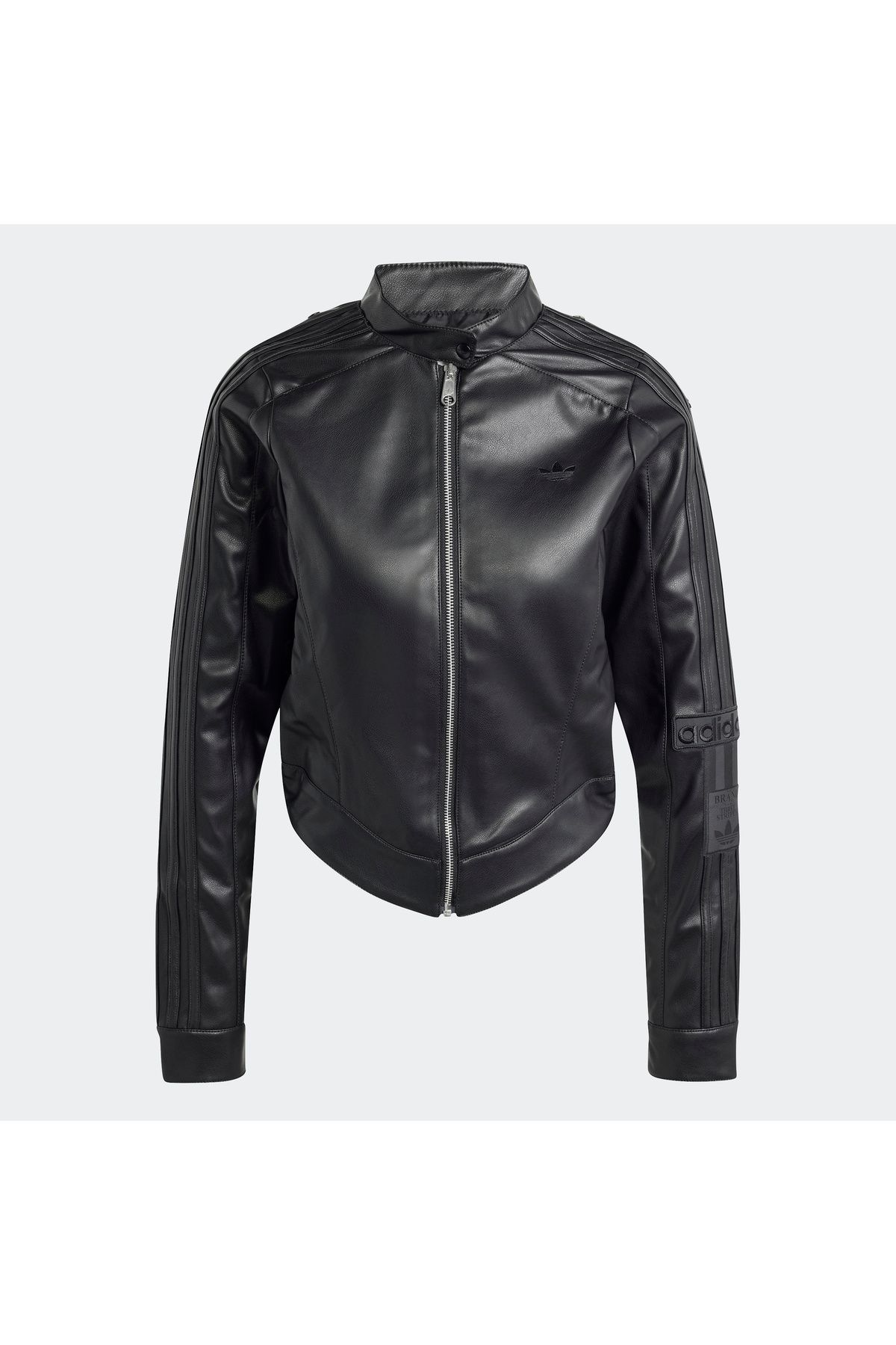 Adidas leather coat shop