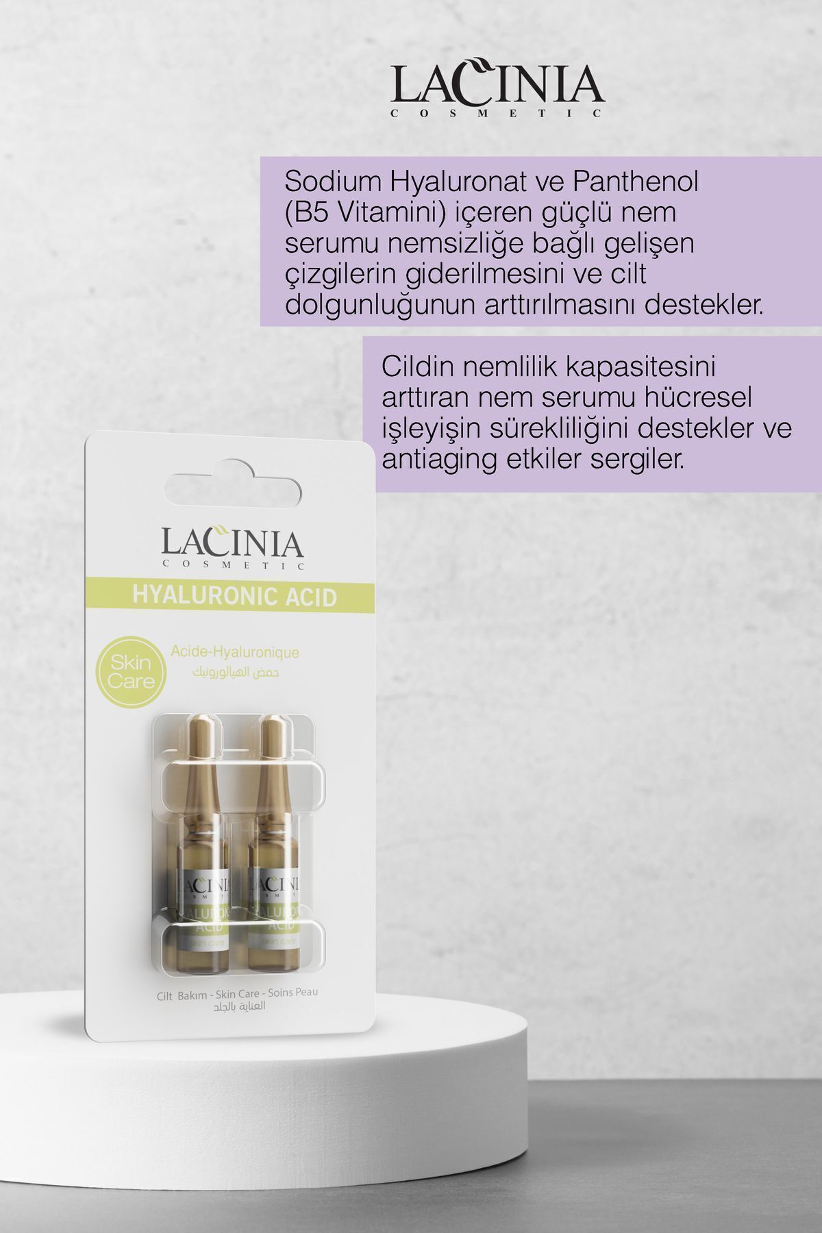 سرم هیالورونیک اسید برای مراقبت از صورت مناسب است Lacinia