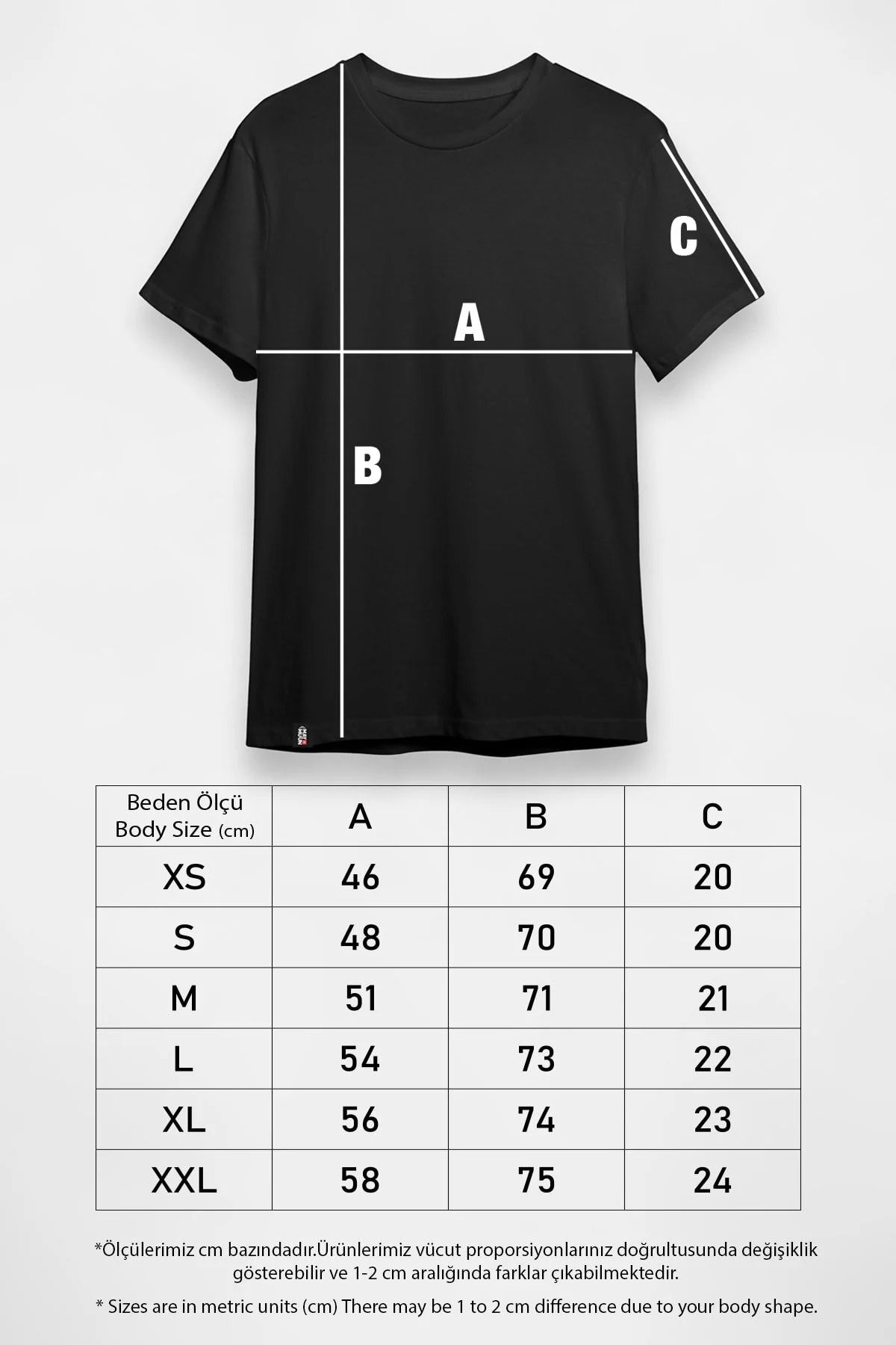 tf tişörtfabrikası-Black Demonaz Unisex T-shirt 6