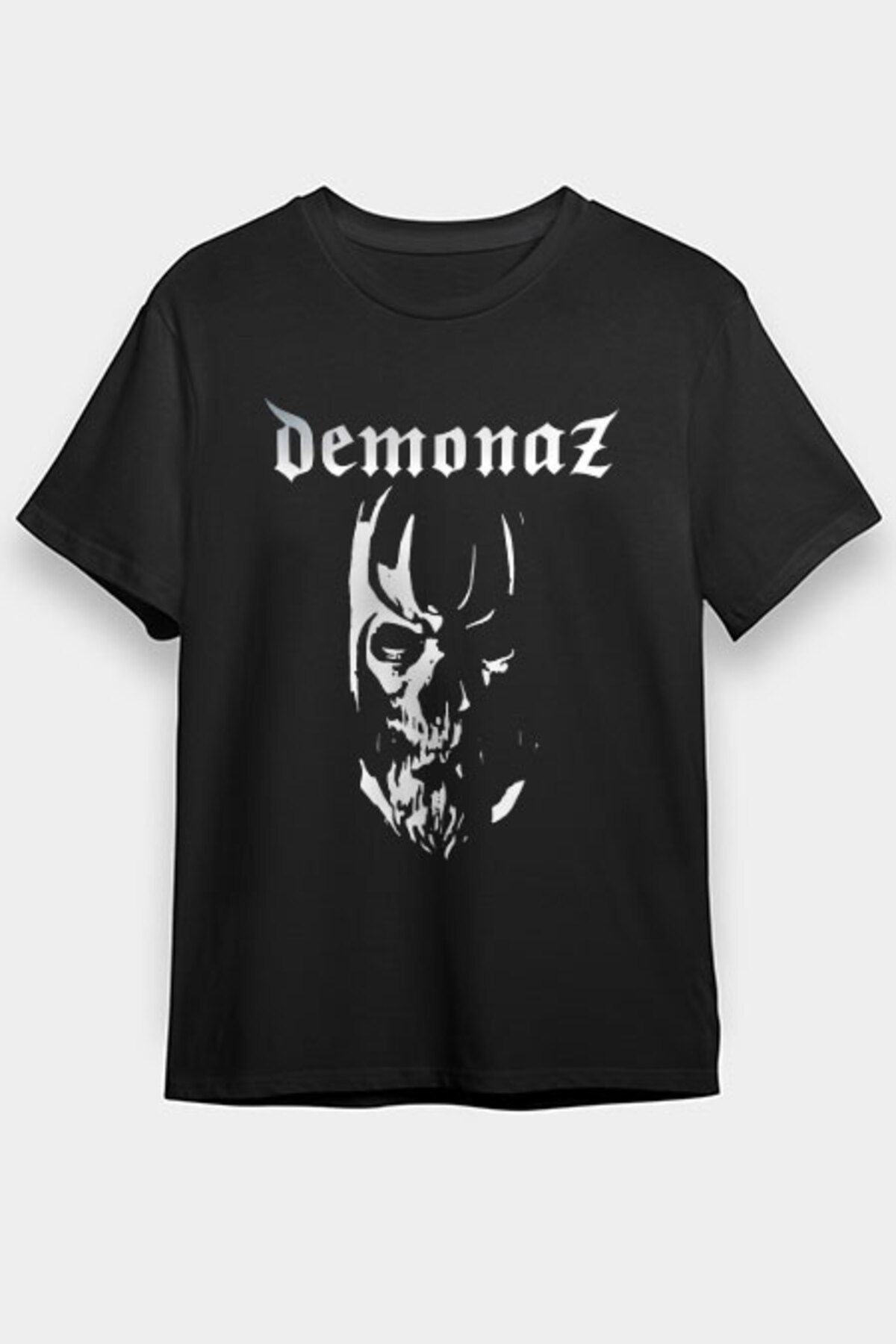 tf tişörtfabrikası-Black Demonaz Unisex T-shirt 1