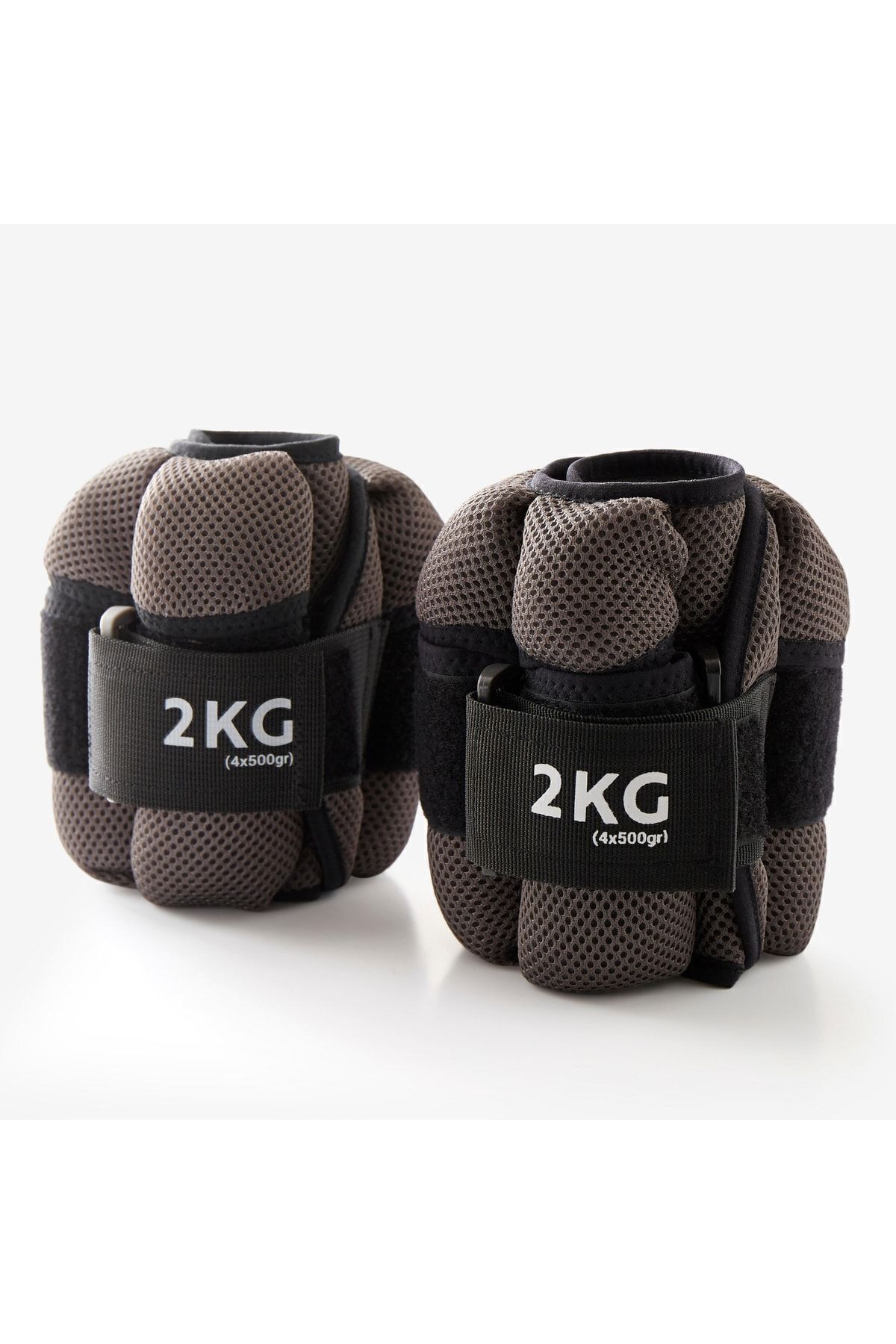 Decathlon Domyos Ayarlanabilir Bilek Ağırlığı - 2 / 2 Kg - Gri - Tonesoftbell