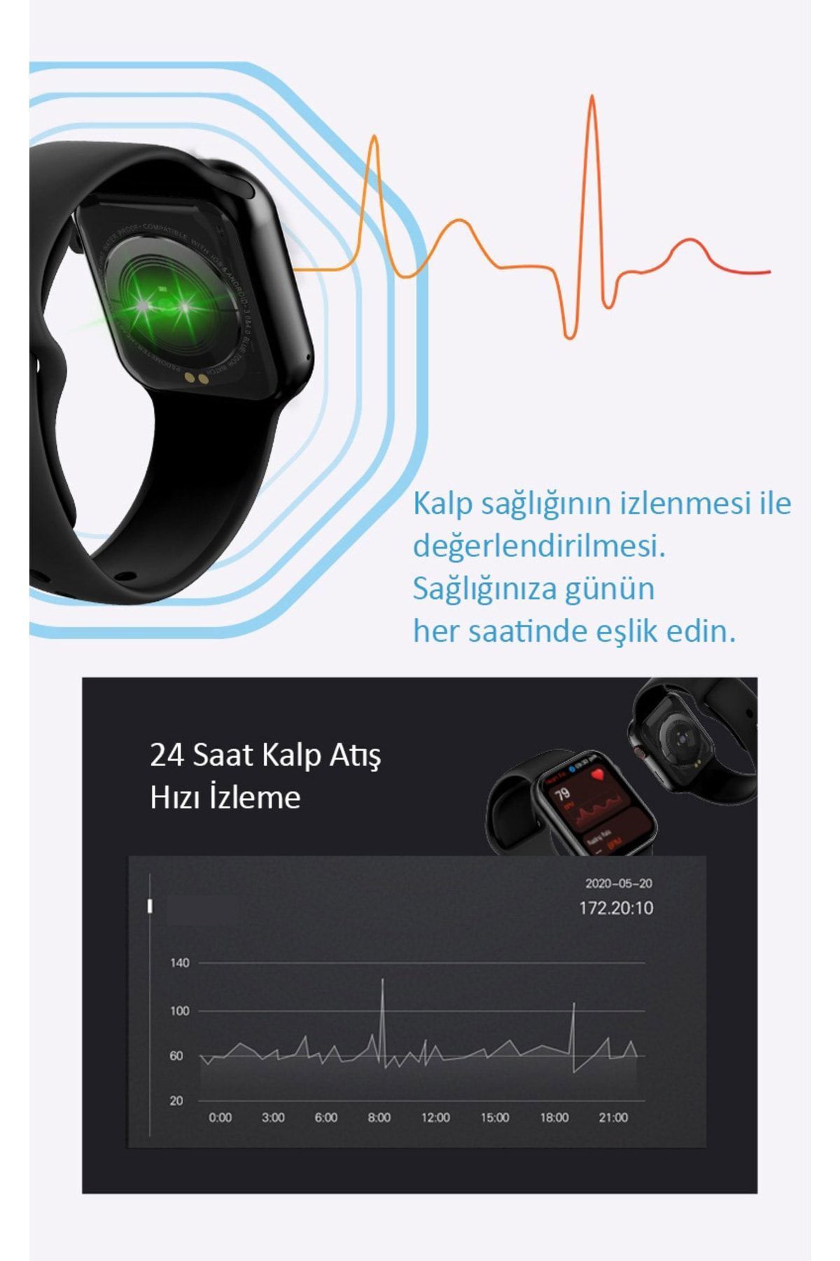 You Watch-You Smart Yf303Pro Smart Watch iOS & Android New Generation Compatible Smart Watch Dual BT Charge Up to 10 Days 8