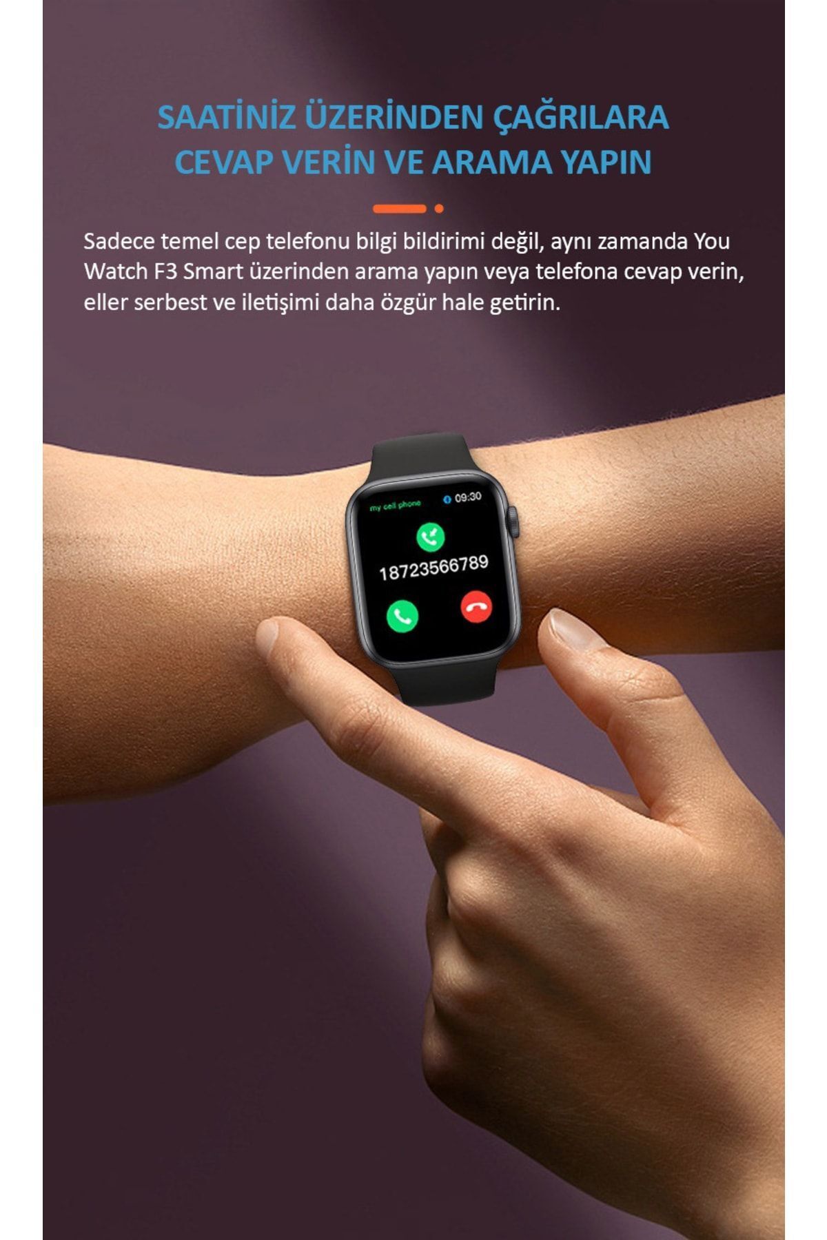 You Watch-You Smart Yf303Pro Smart Watch iOS & Android New Generation Compatible Smart Watch Dual BT Charge Up to 10 Days 6