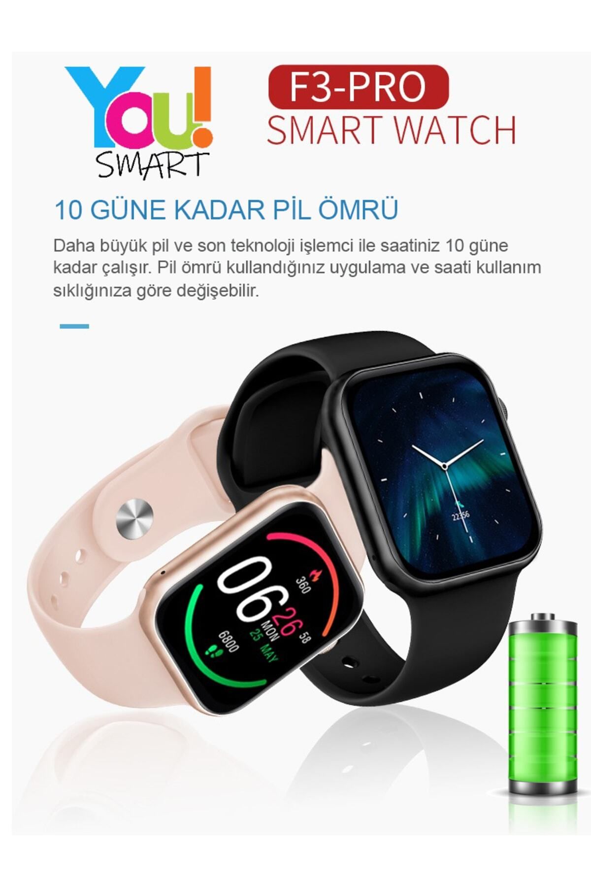 You Watch-You Smart Yf303Pro Smart Watch iOS & Android New Generation Compatible Smart Watch Dual BT Charge Up to 10 Days 7