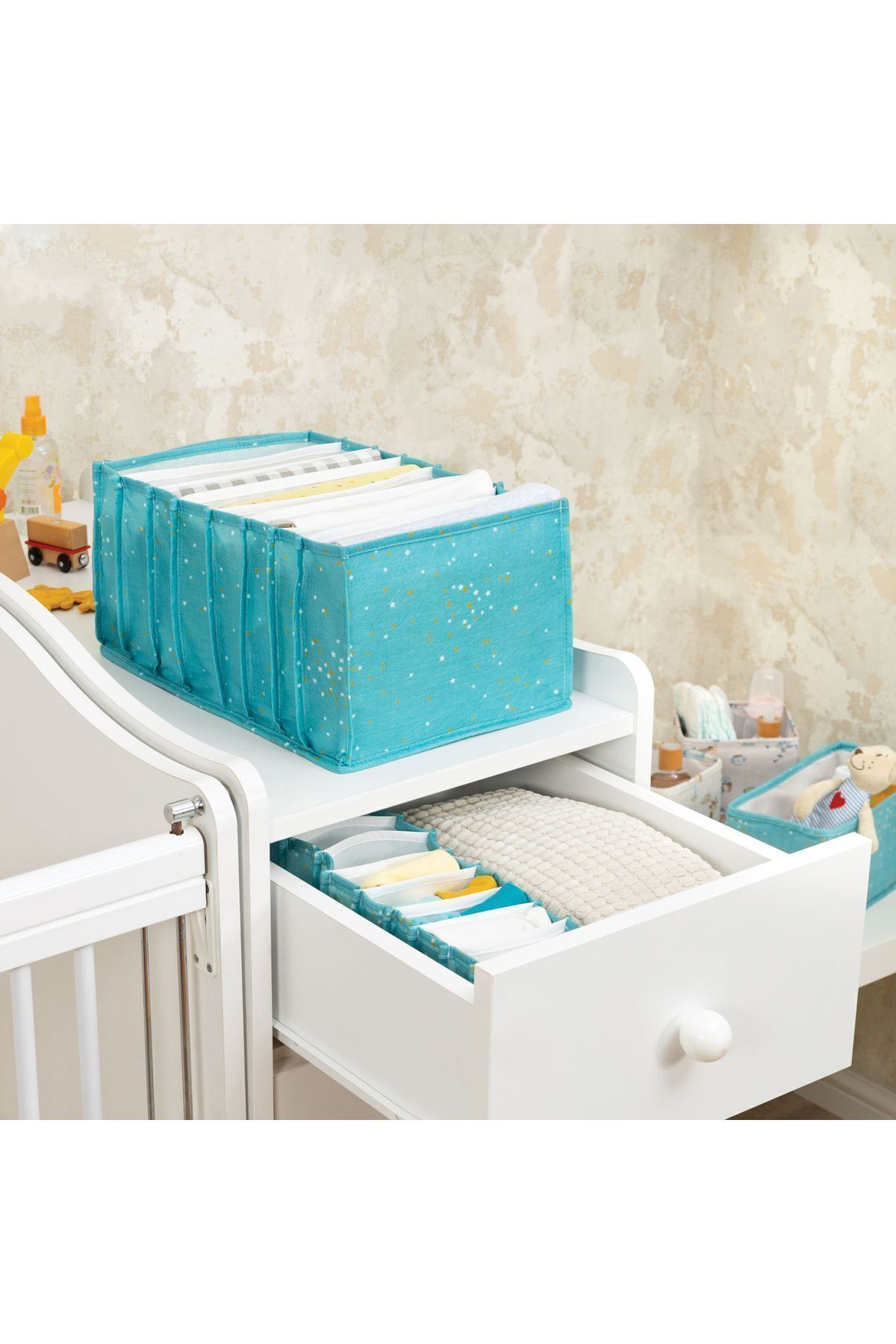 Faiend-Mother Baby Care Bag Organizer for Newborn Changing and Changing Portable Organizer 3