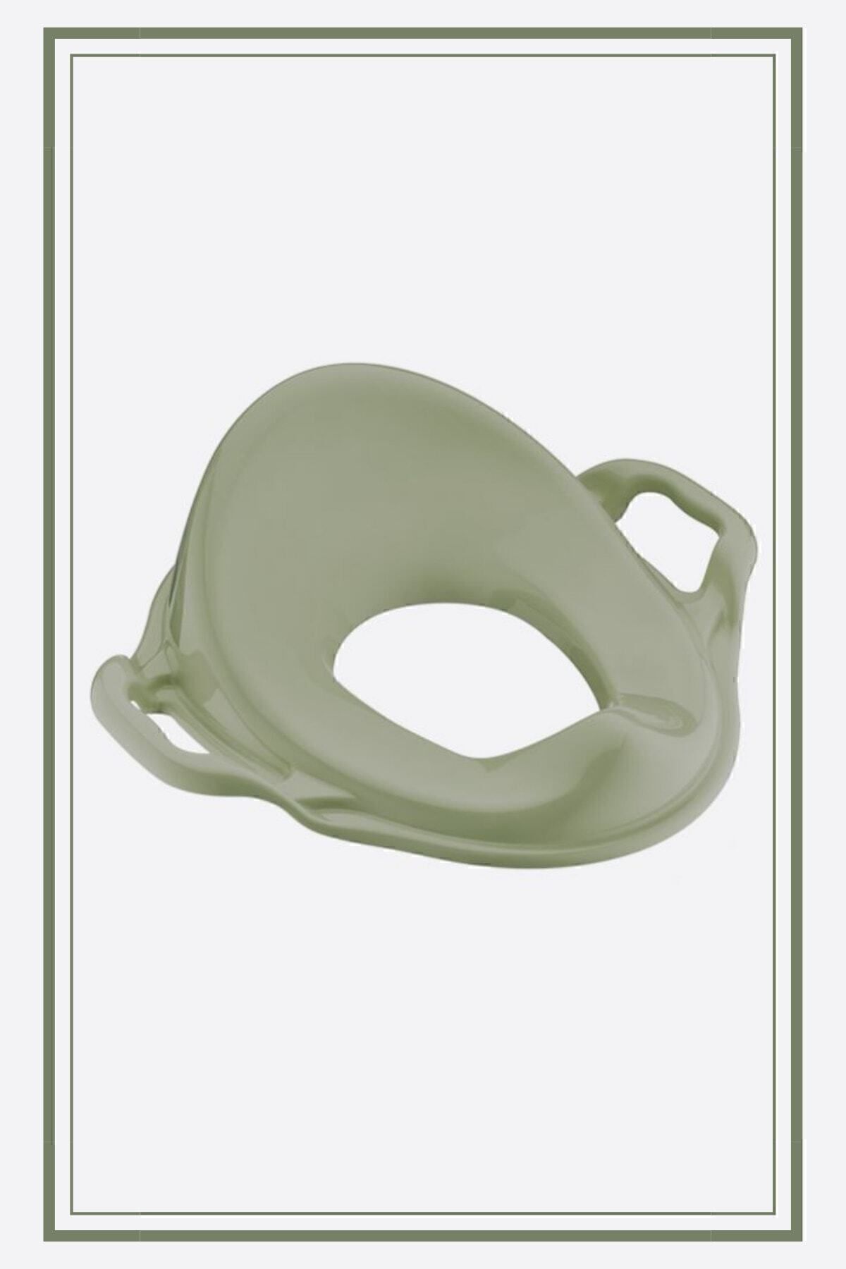 Zuu Baby Kaydırmaz Çift Basamaklı Çocuk Taburesi Ve Kulplu Klozet Tuvalet Alıştırma Adaptörü 2'li Set Yeşil fotoğrafı 3 (önizleme)