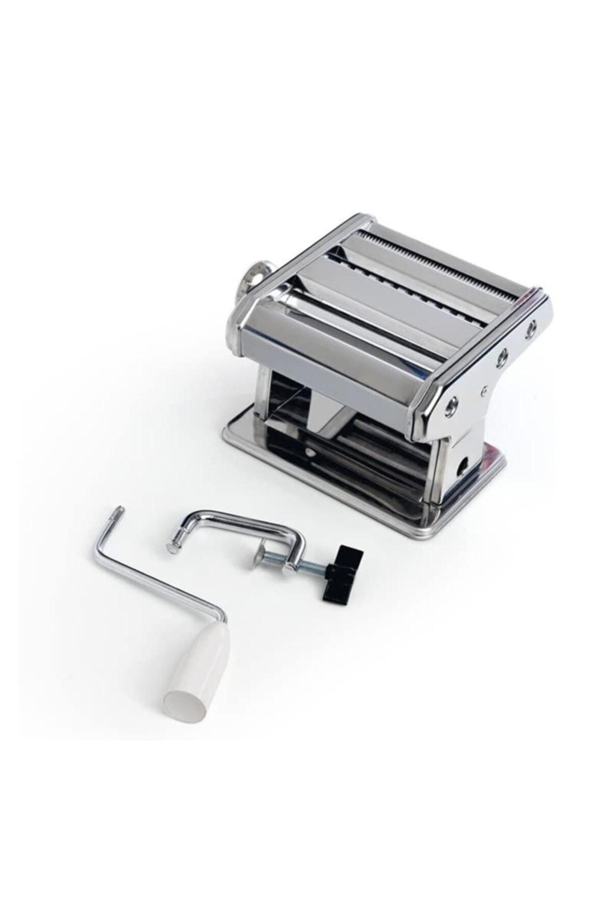Russet-Tuğra Noodle Pasta Making Machine with Dough and Lazagne Cuts - Spaghetti and Raviolli Making 2