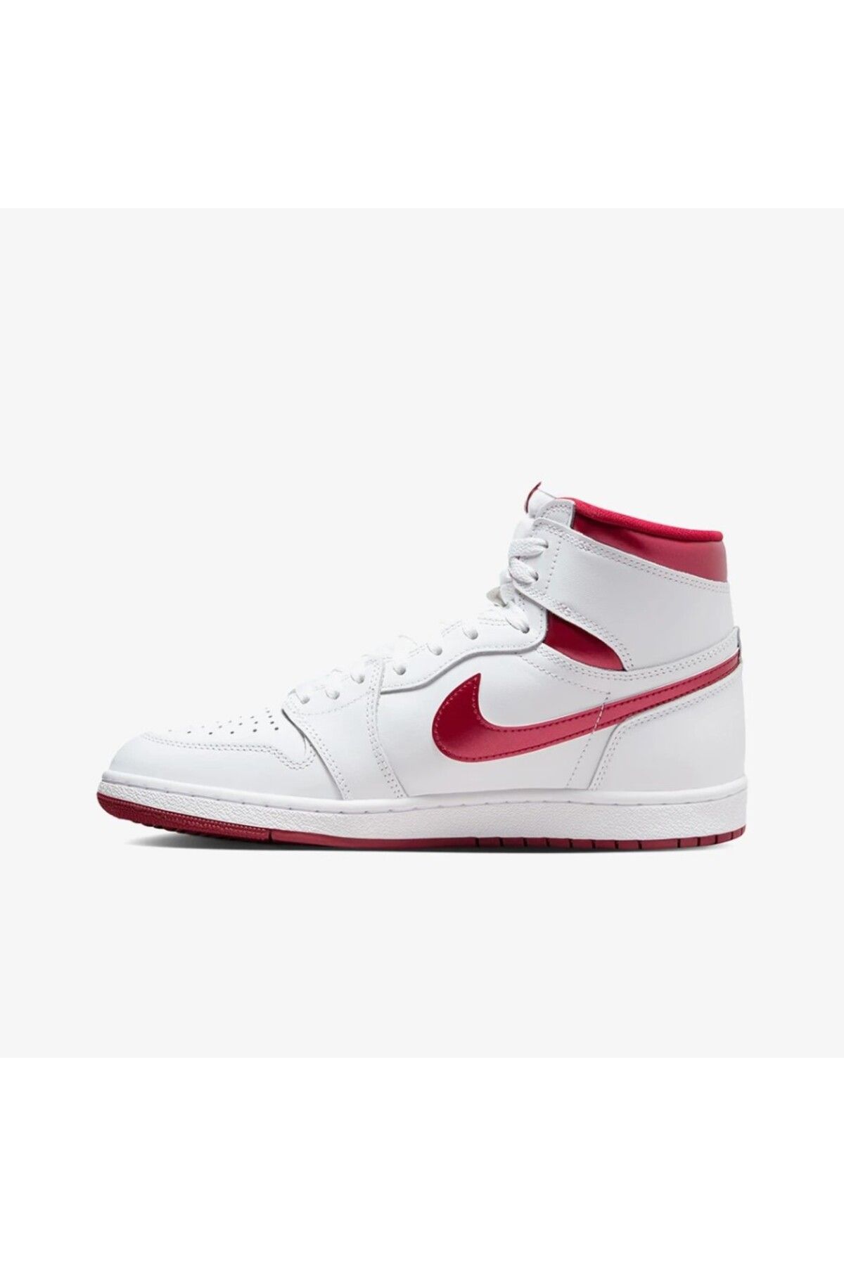 Nike-Air Jordan 1 High 85 - Metallic Burgundy Leather Basketball Shoes 3