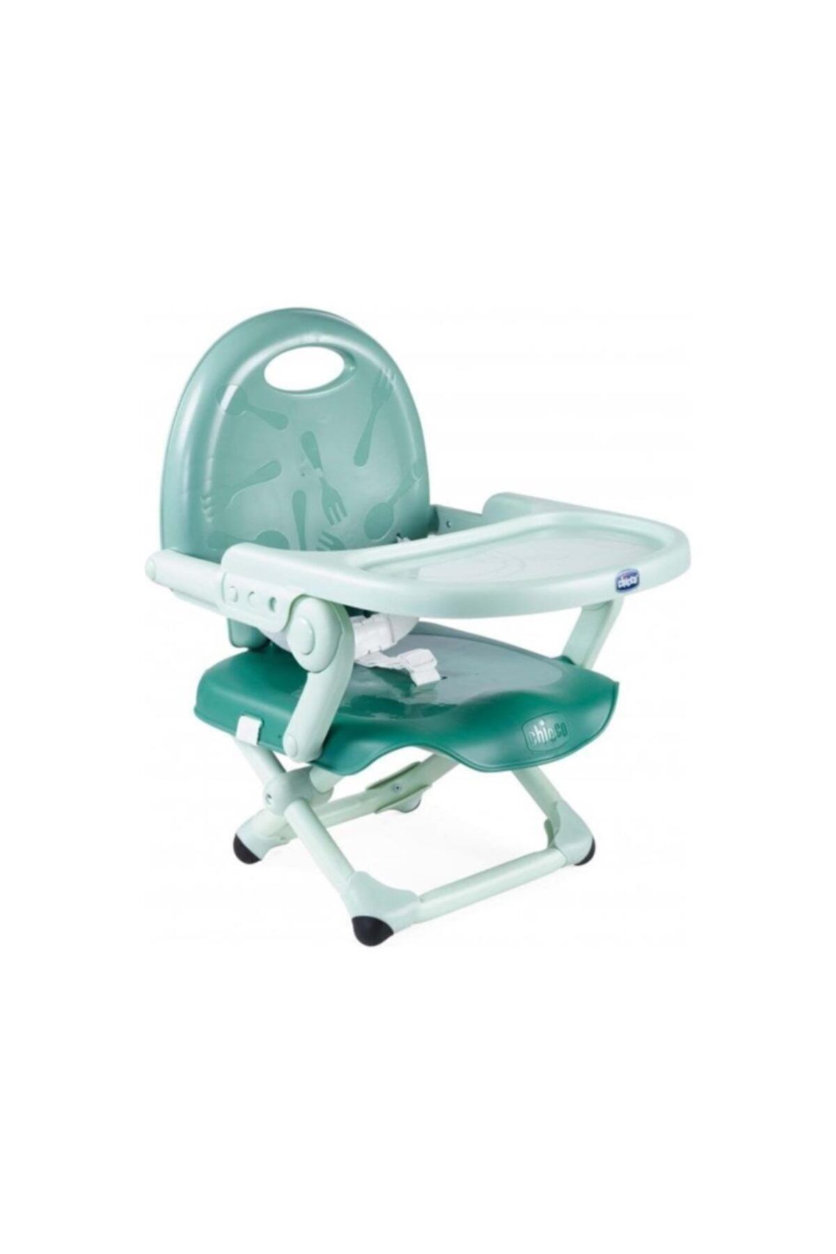 Booster Seat Pocket Snack Portable High Chair Sage