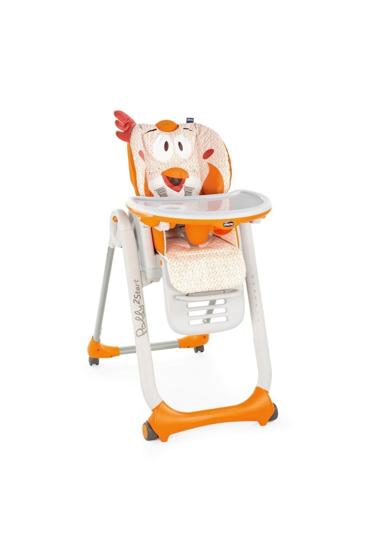 Chicco Polly 2 Start Bebek Mama Sandalyesi - Turuncu