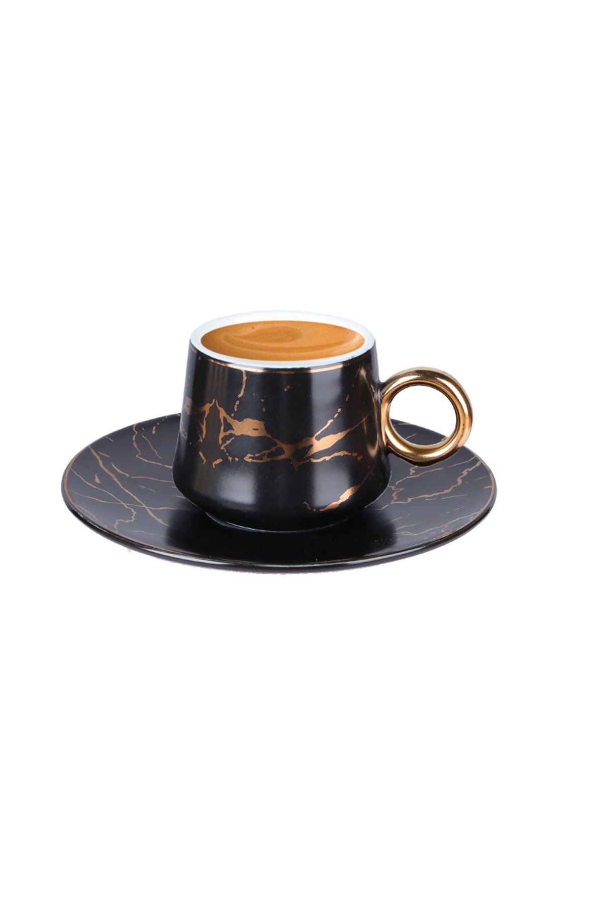 AROW-TR-1605 Porcelain Coffee Cup Set for 6 People - 12 Pieces 3