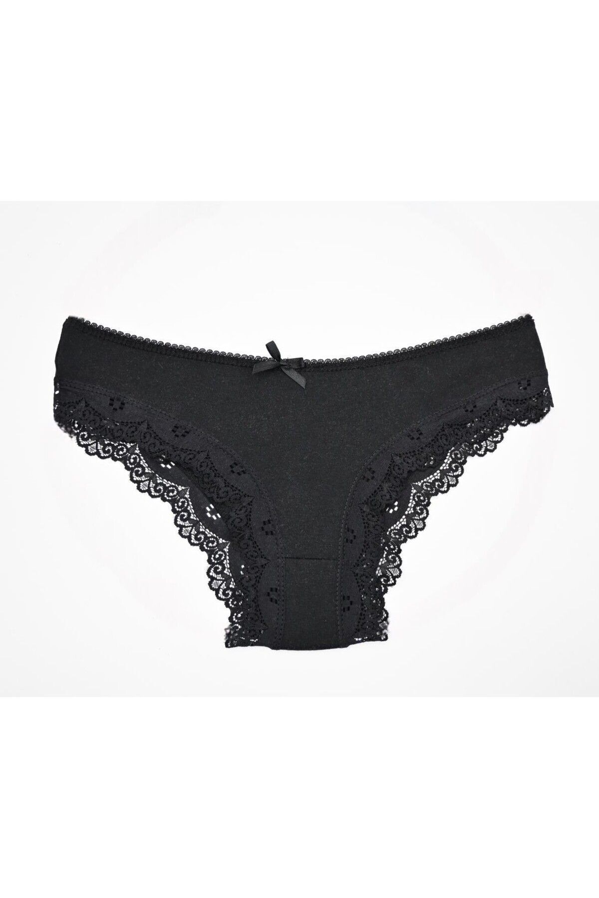 DONLİZZA-Bikini Dantela Rosu, Negru, Nud 3 Piese 5