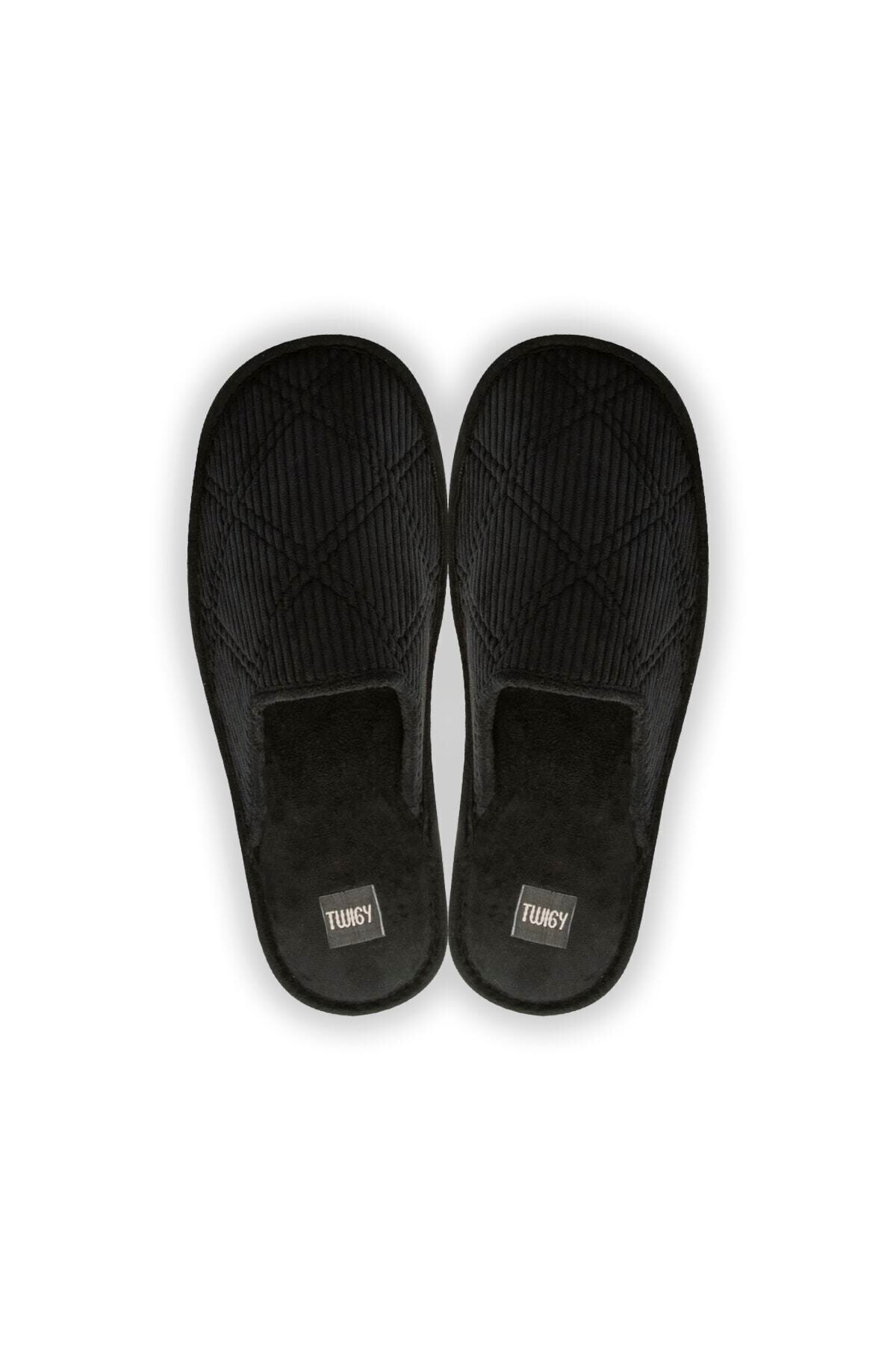 توییگی دمپایی مردانه مشکی راجر هوم