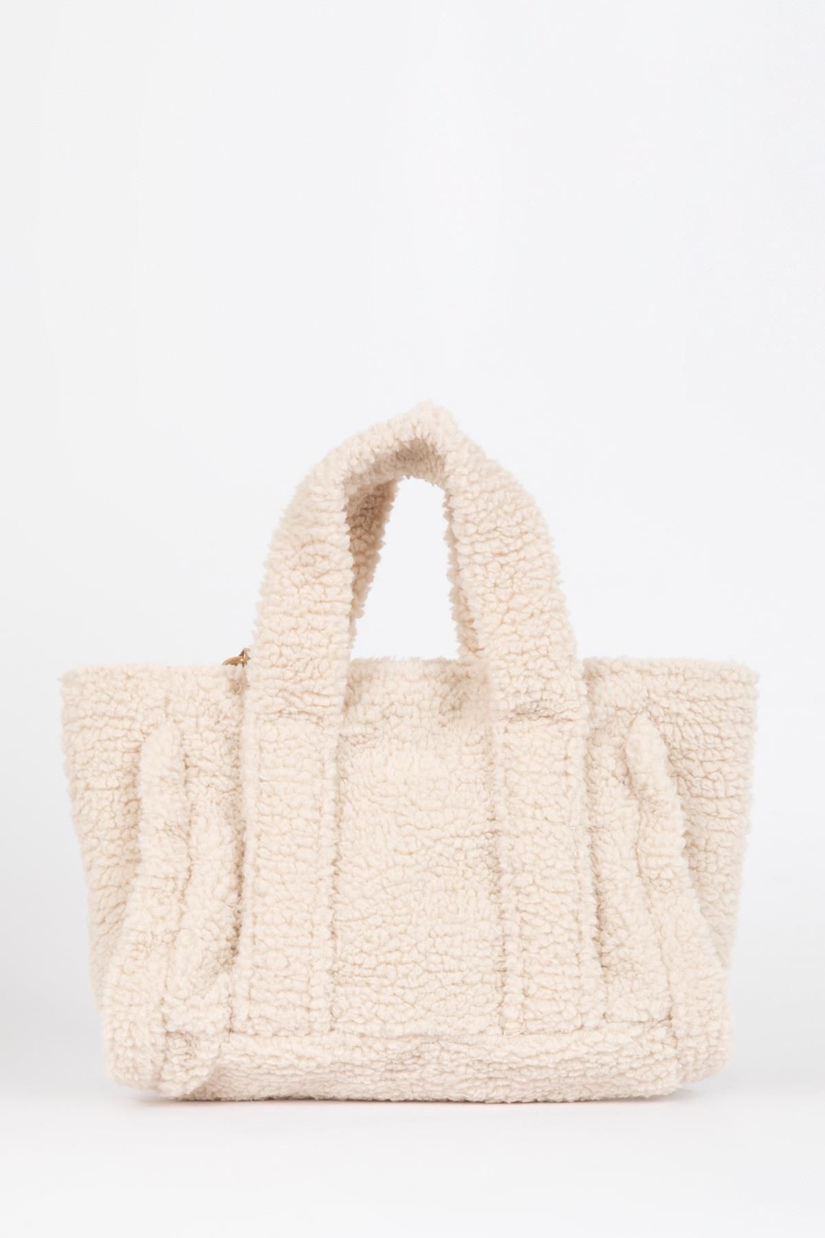 DeFacto-Women's Basic Plain Plüsch Kreuz Tasche Y8623azns 4