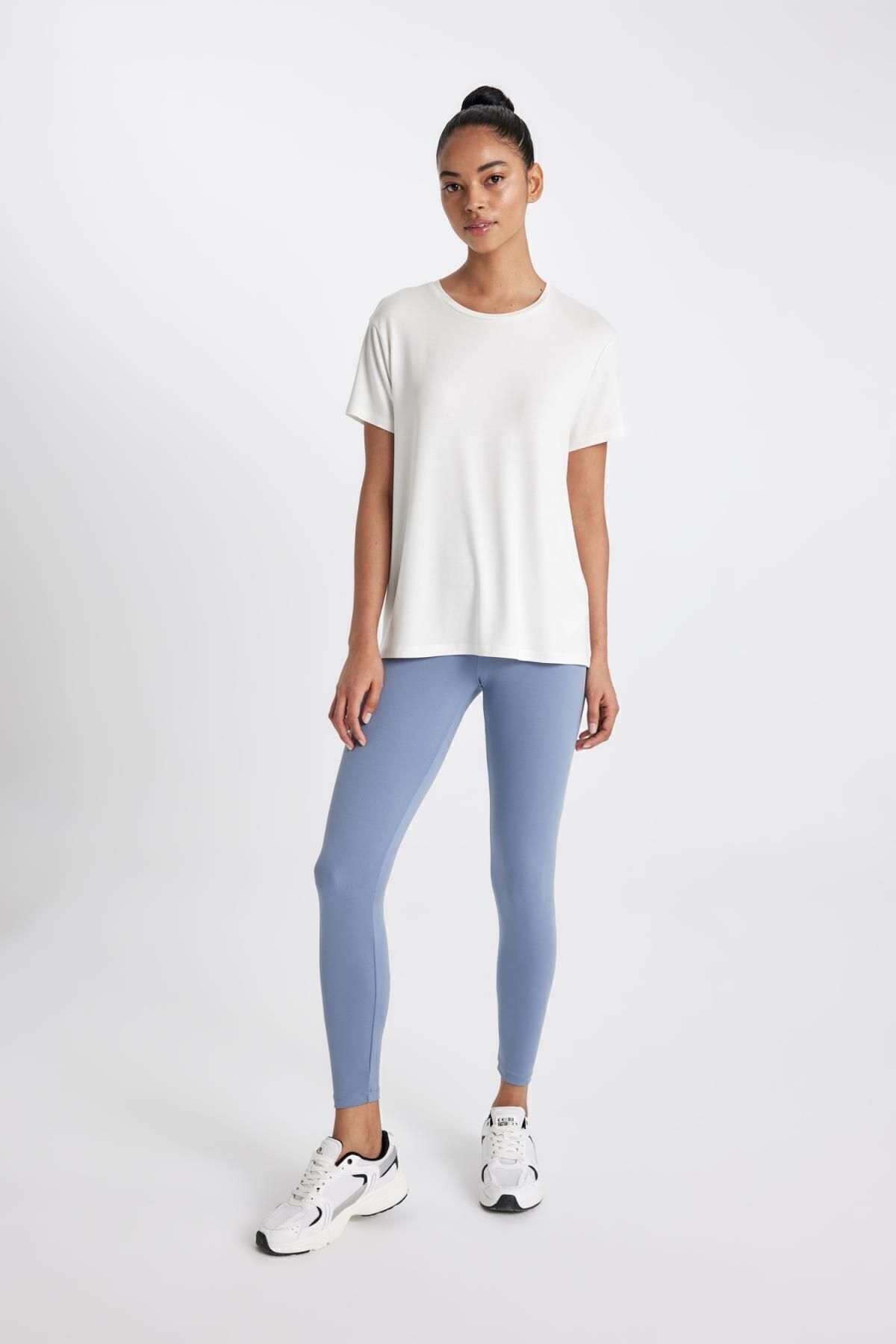 DeFacto-Fit Printed - Taillenbetonte Sport-Tights B4147ax24sp 4
