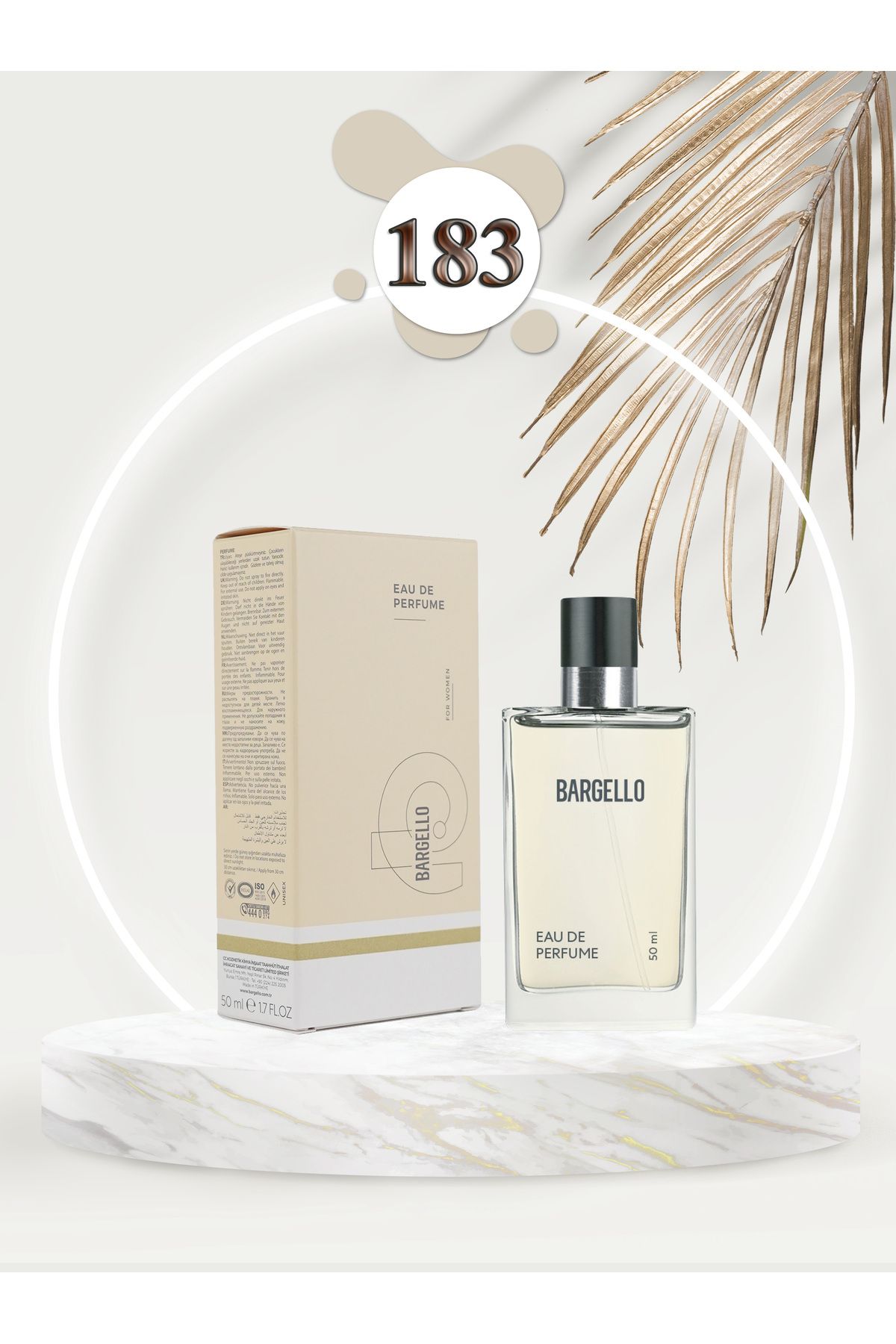 عطر زنانه 183 Oriental Edp 50 ml Bargello
