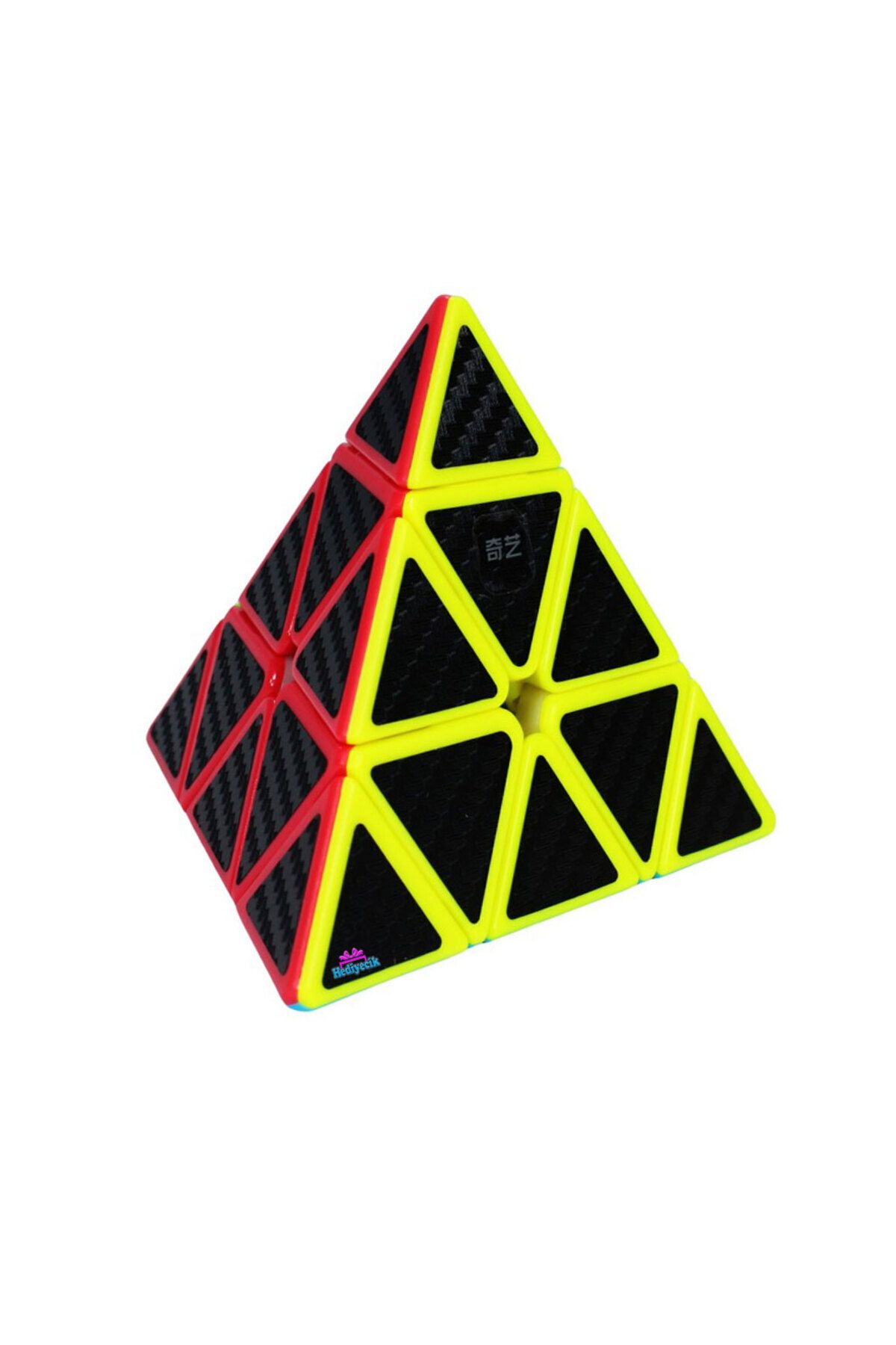 hediyecik-Qiyi Qiming S2 - Carbon Fiber Pyraminx Intelligence and Intelligence Cube Cubic Cube 5